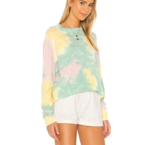 Daydreamer Daydreamer Tie-Dye Long Sleeve Top Size XS / US 0-2 / IT 36-38 - 4 Thumbnail