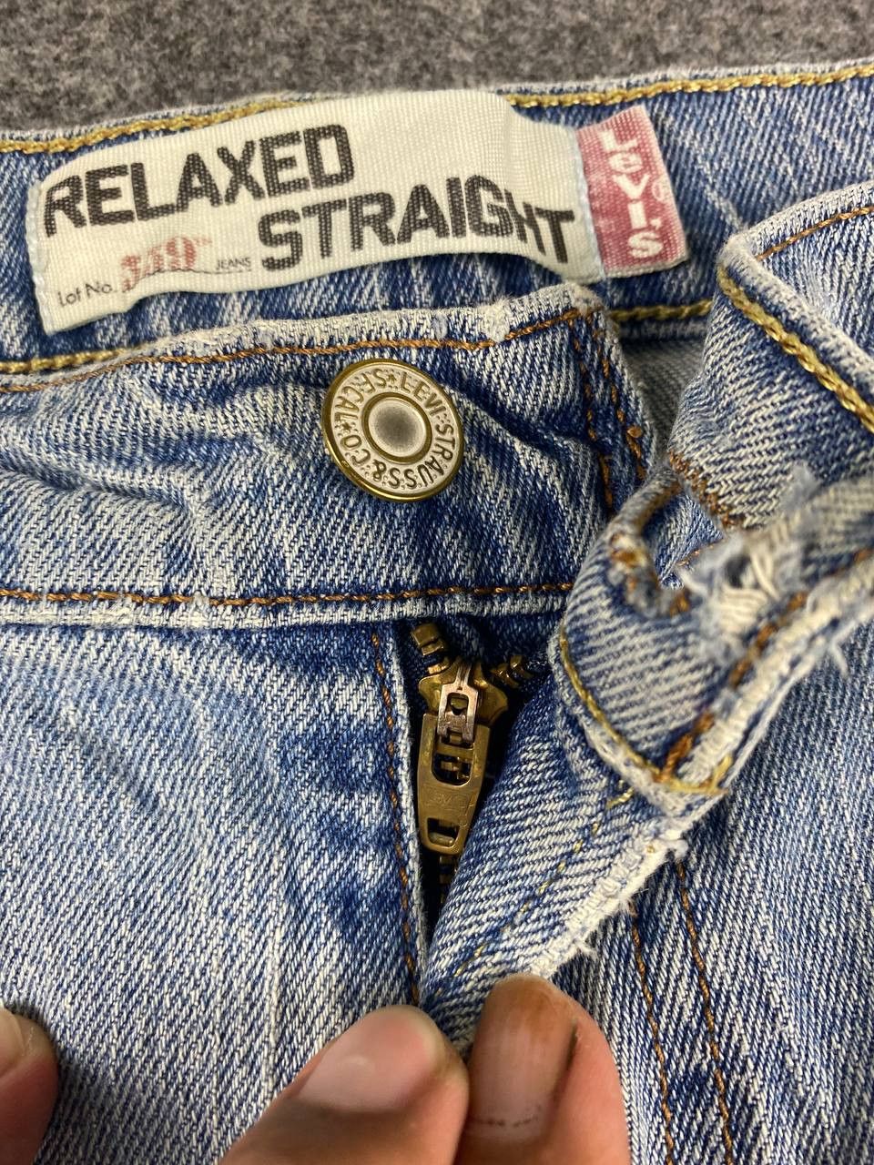 Levi's vintage levis 559 relaxed straight denim nice design Size US 42 / EU 58 - 12 Thumbnail