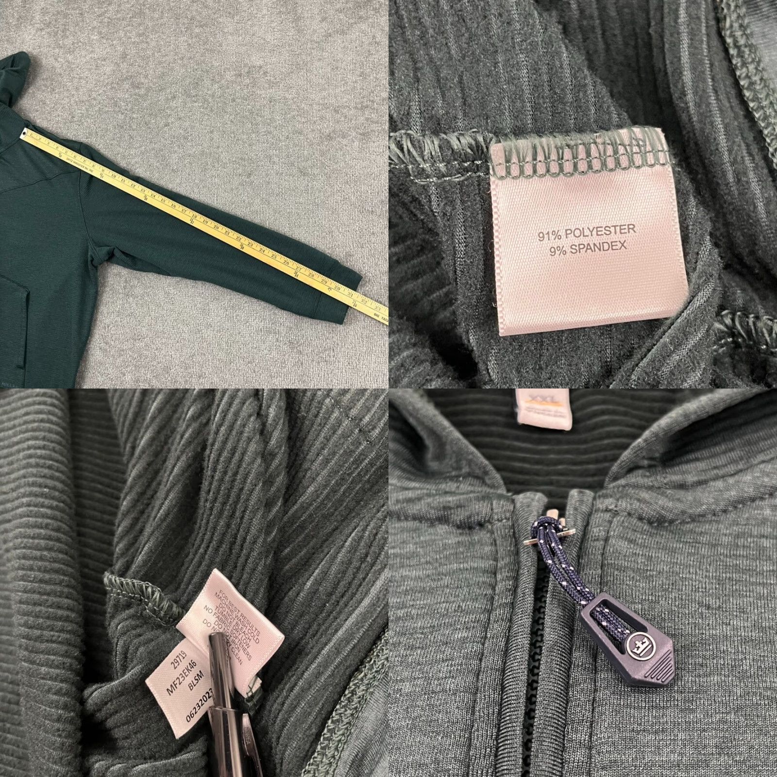 Peter Millar Peter Millar Hoodie Beaumont Mens 2XL Green Golf Performance Crown Sport Zip Size US XXL / EU 58 / 5 - 8 Thumbnail
