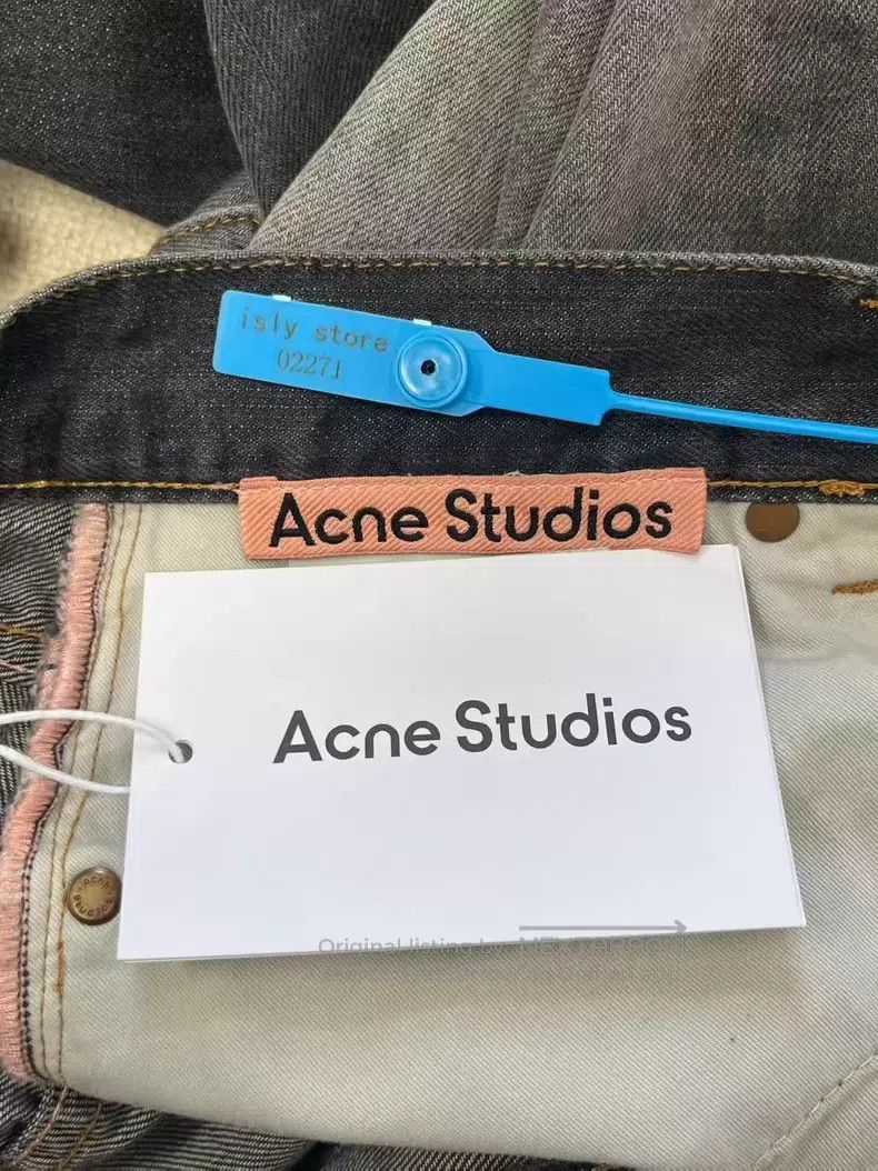 Acne Studios Acne Studios Super Baggy Distressed Loose Button Wide Leg Size US 32 / EU 48 - 4 Thumbnail