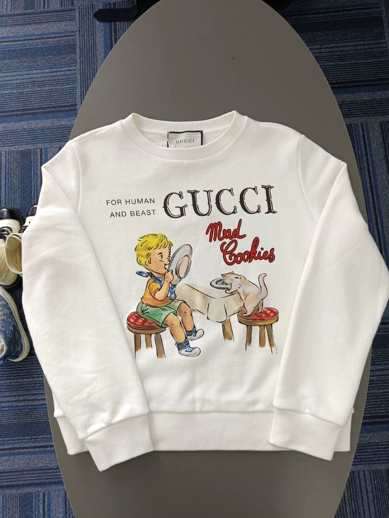 Gucci Gucci Children's pattern printed round-neck sweatshirt 2504 Size US L / EU 52-54 / 3 - 1 Thumbnail