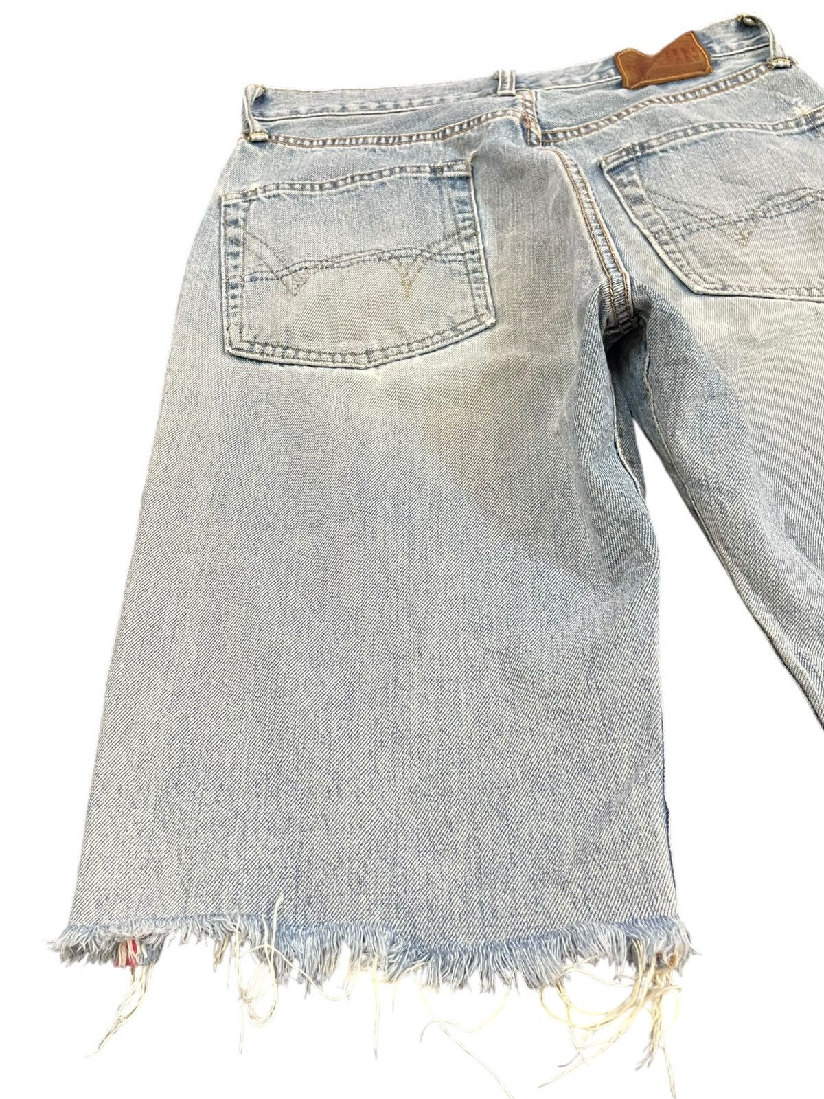 Edwin × Vintage Vintage Edwin 505x Selvedge Cut Off Shorts Denim Size US 30 / EU 46 - 6 Thumbnail