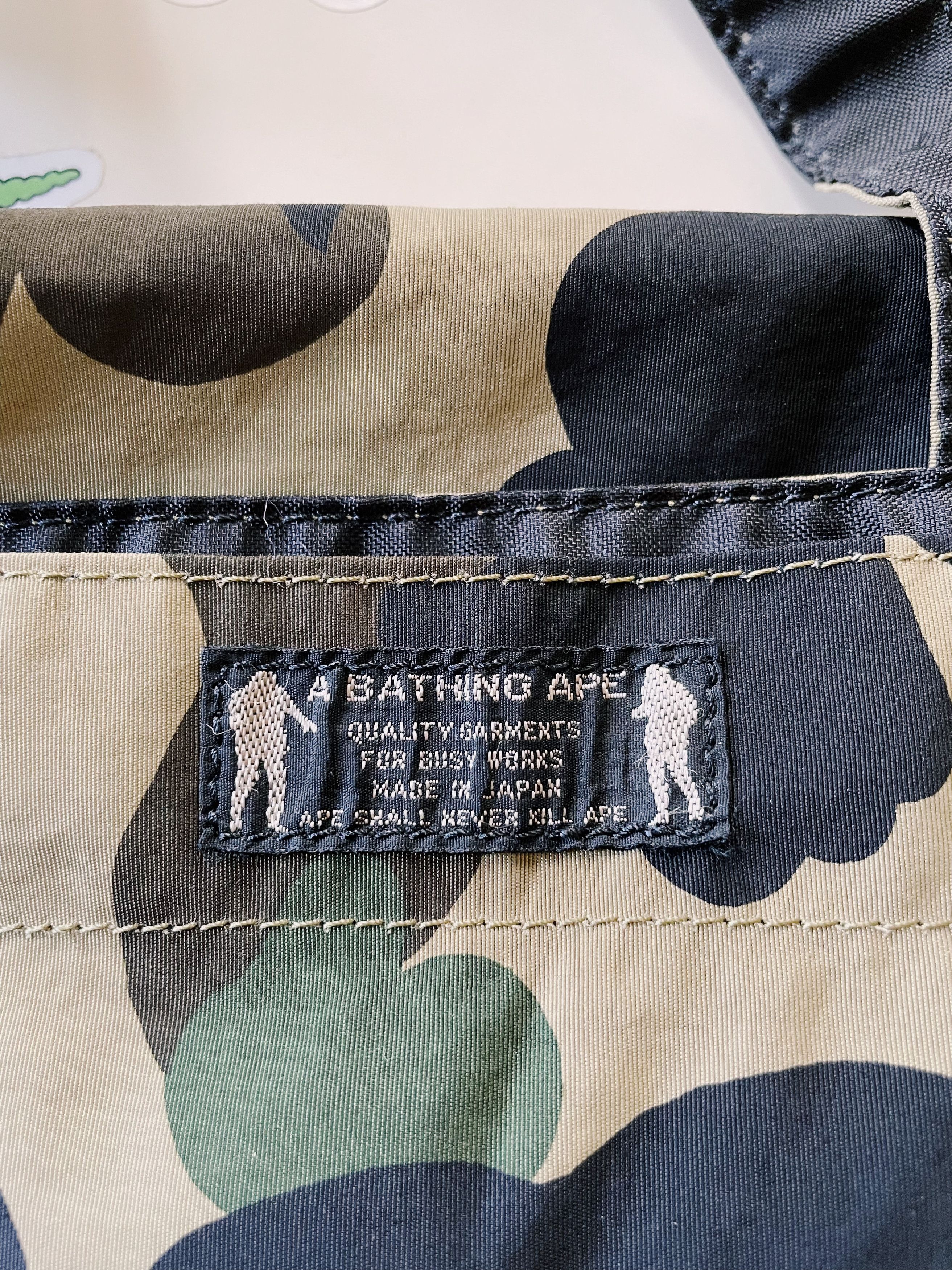 Bape Bape A Bathing Ape Double Sided Tote Bag Polyester Camo Size ONE SIZE - 3 Thumbnail