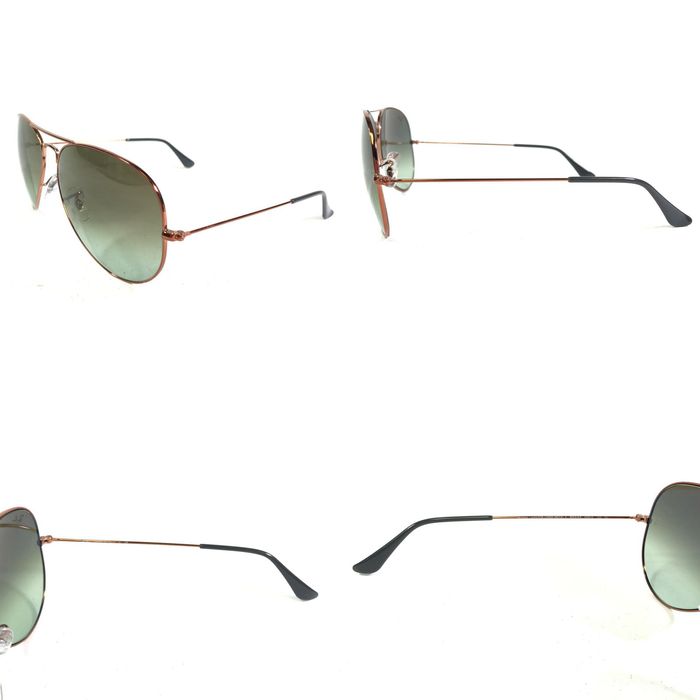 Vintage Ray-Ban Sunglasses RB3025 AVIATOR LARGE METAL 9002/A6 Copper ...