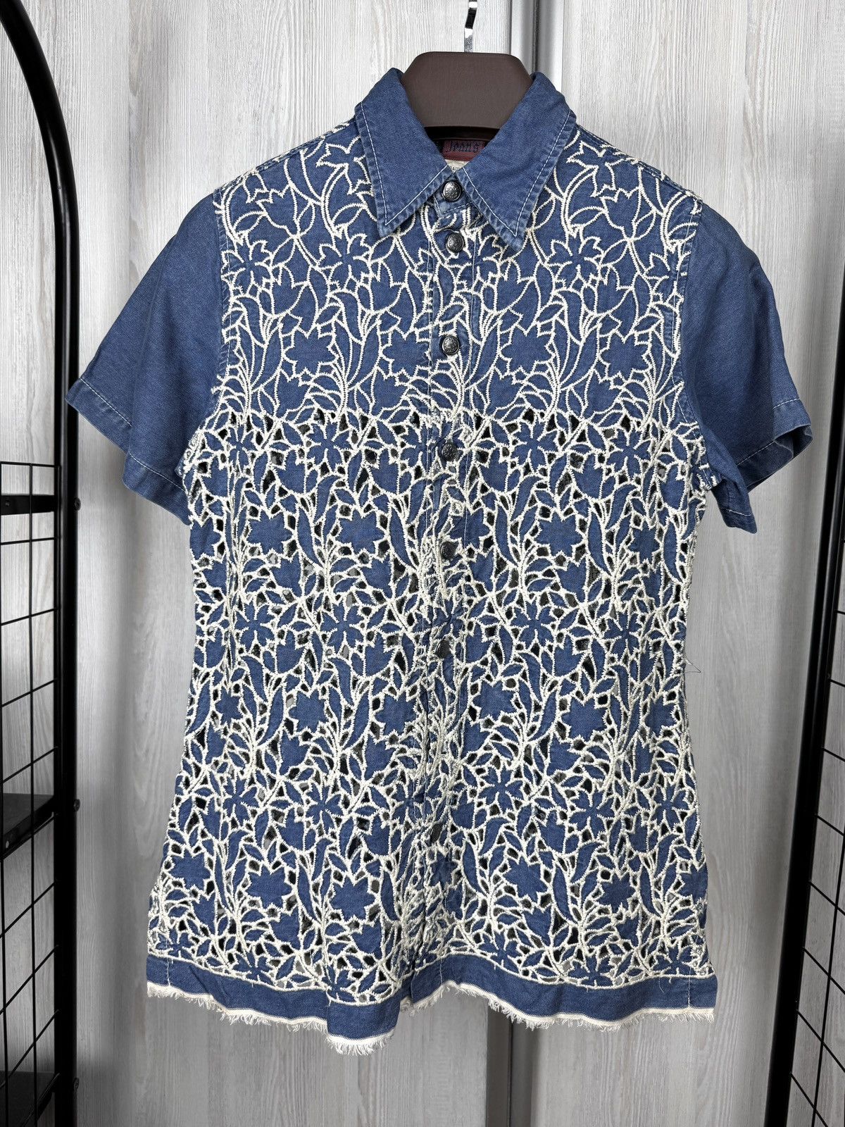 Jean Paul Gaultier Jean Paul Gaultier Jeans vintage denim mesh ss shirt size 42 Size M / US 6-8 / IT 42-44 - 2 Thumbnail