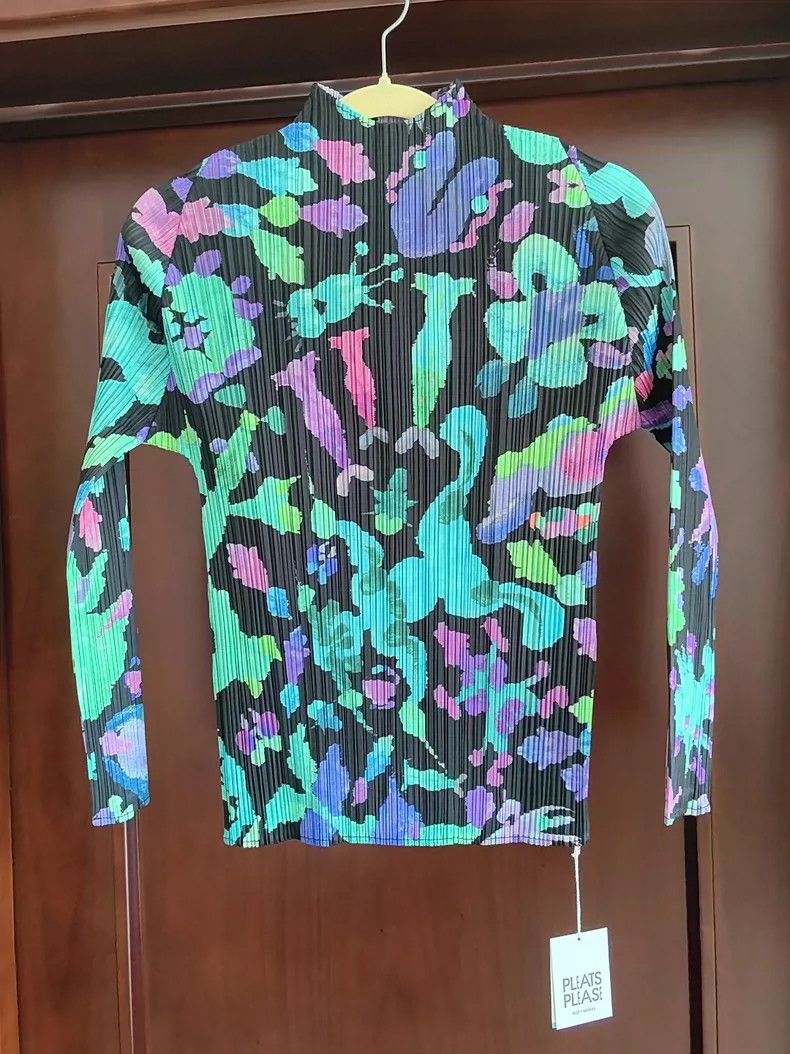 Issey Miyake Issey Miyake size:3 High-neck long-sleeved top for the int Size S / US 4 / IT 40 - 1 Thumbnail