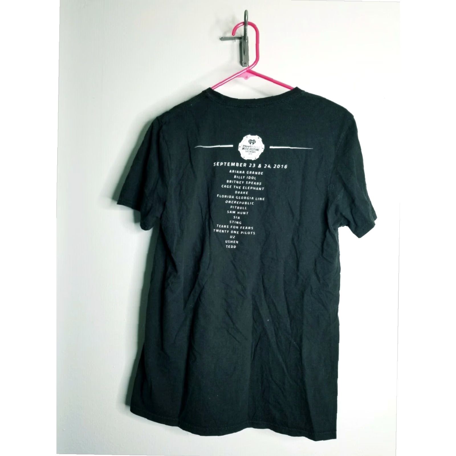 Doublet I Heart Radio Mens S Music Festival T Shirt Black Double Sided Graphic Tee Size US S / EU 44-46 / 1 - 2 Thumbnail
