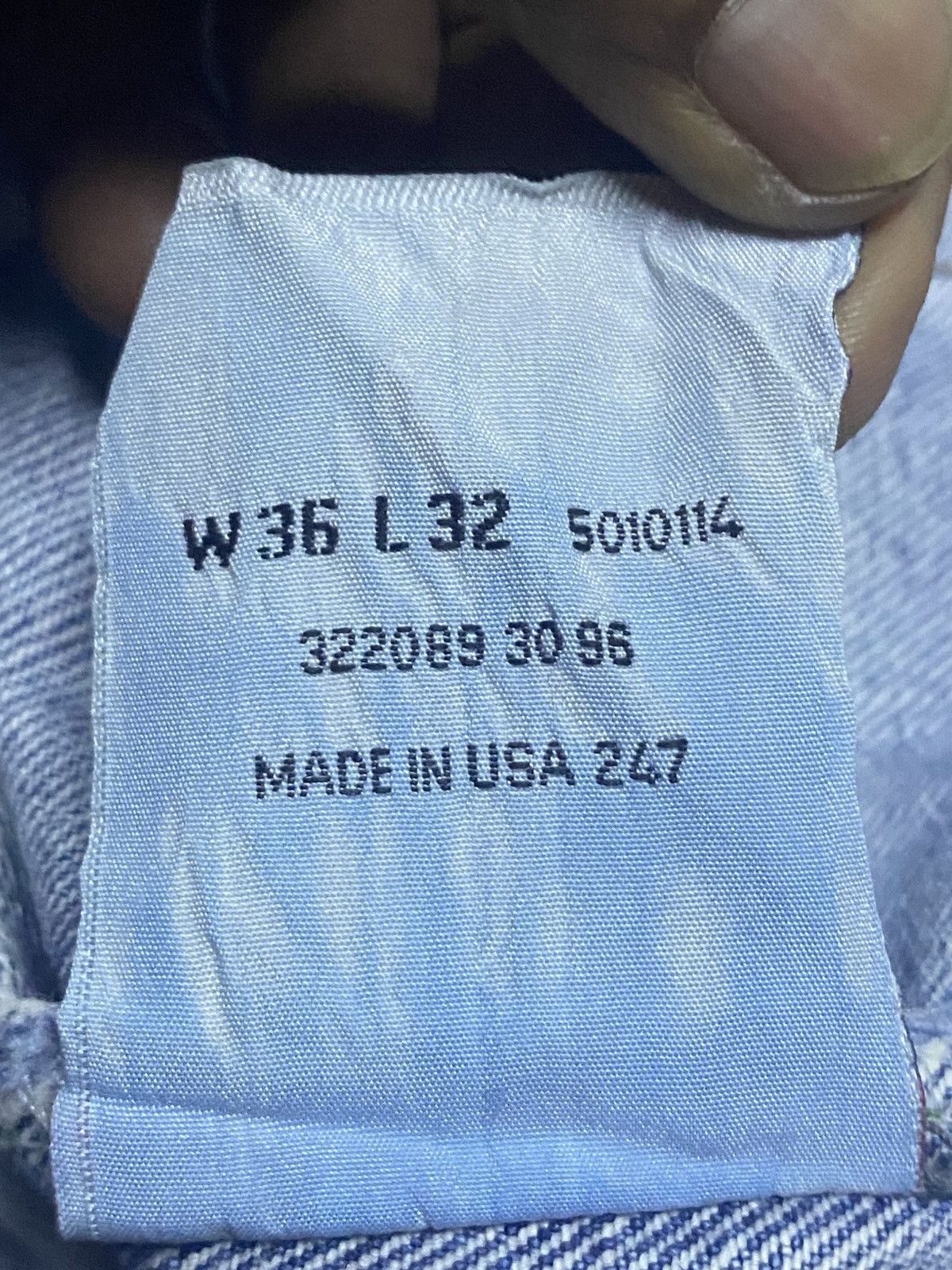 Levi's Vintage Levis 501 Big E Light Wash Y2K Jeans Size US 35 - 17 Thumbnail