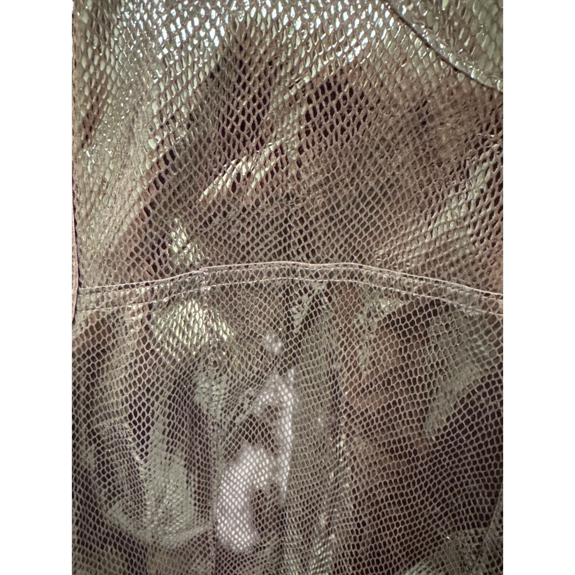 Chicos Chicos Womens Plum Leather Reversible Animal Print Jacket ou Size S / US 4 / IT 40 - 2 Thumbnail