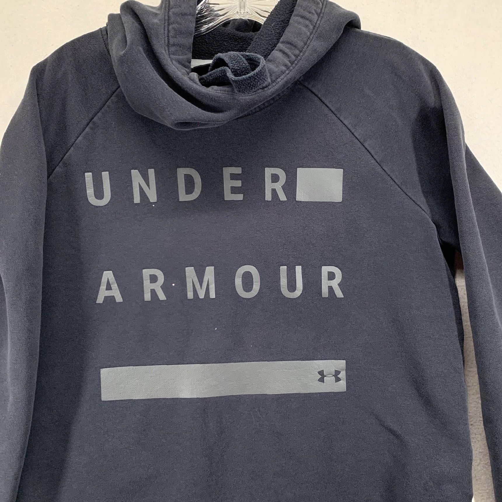 Under Armour Vintage Under Armour Women's Hoodie Cowl Neck Pullover Microfiber Sweatshirt Size Medium Charcoal Gray All Seasons Size M / US 6-8 / IT 42-44 - 2 Thumbnail