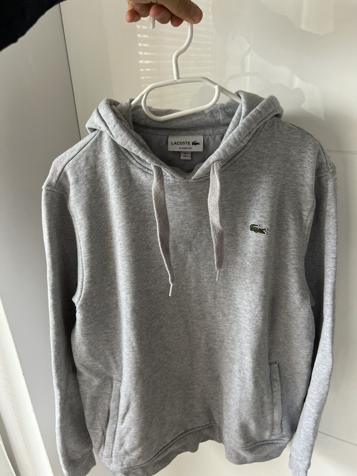 Lacoste Lacoste Casual Streetwear Sport Y2k Drip Gray Hoodie Size US L / EU 52-54 / 3 - 6 Thumbnail