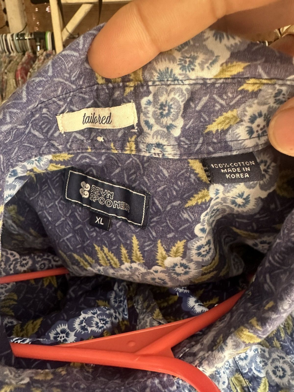 Reyn Spooner PreOwned Reyn Spooner Classic Fit Hawaiian Blue Men's XL Size US XL / EU 56 / 4 - 4 Thumbnail