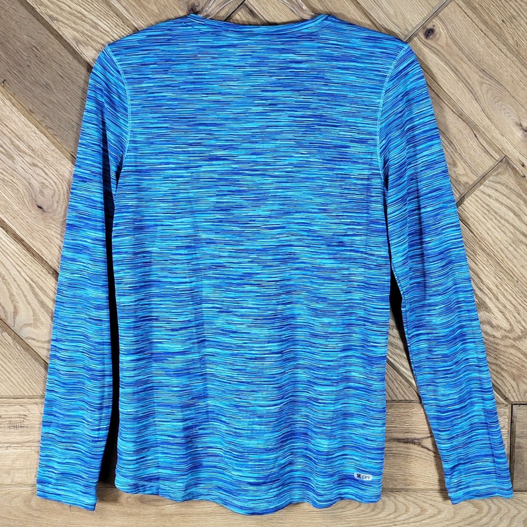 Vintage RBX Performance Top Womens Large Long Sleeve Space Dye Blue Athletic Shirt L Size L / US 10 / IT 46 - 4 Thumbnail
