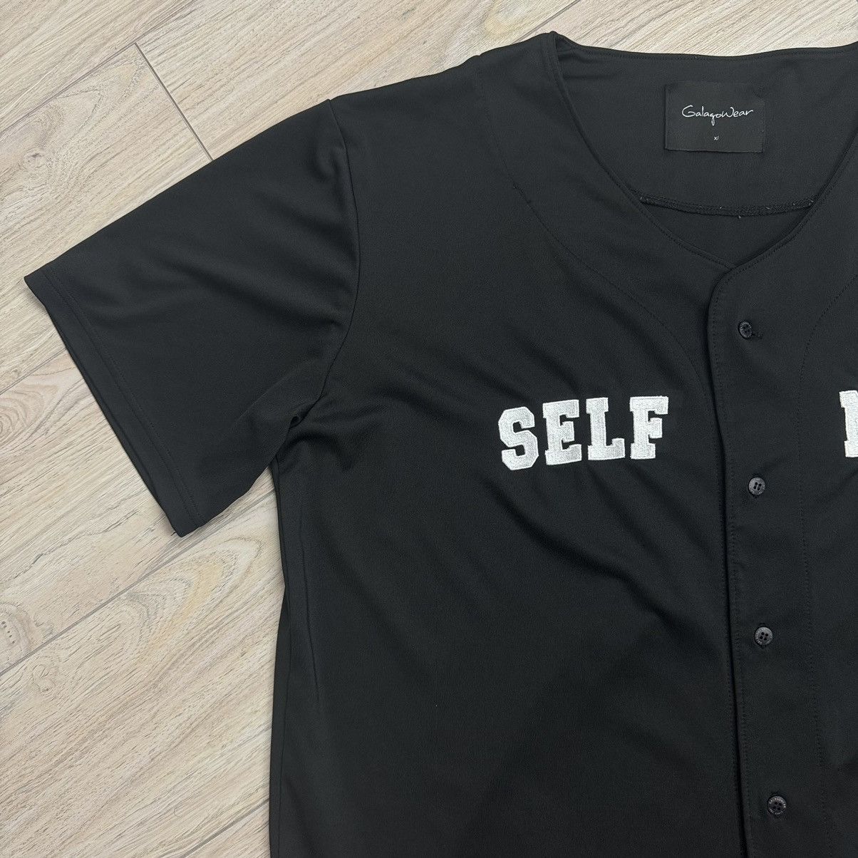 Other Vintage GalagoWear SELF MADE Embroidered Baseball Jersey Size US XL / EU 56 / 4 - 5 Thumbnail