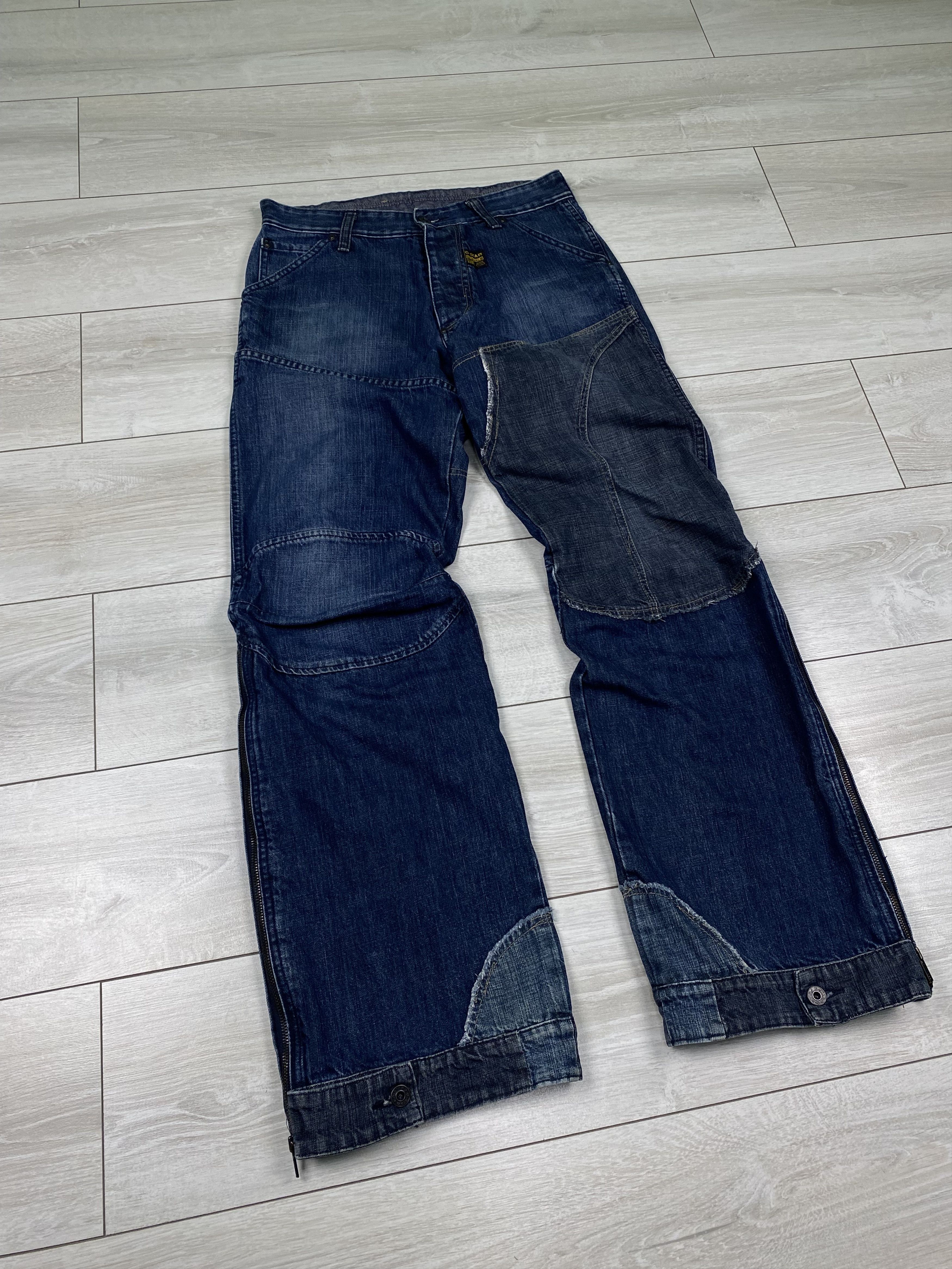 G-Star G Star RAW Cargo Baggy zip Flare Avant Garde elwood Pants Size US 31 - 3 Thumbnail