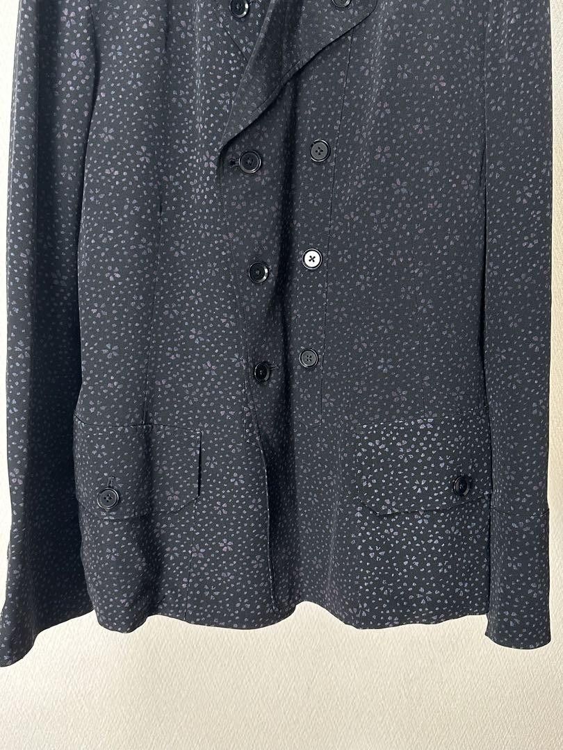 Yohji Yamamoto Yohji Yamamoto 12ss Floralallover pattern silk double jacket Size US XL / EU 56 / 4 - 5 Thumbnail