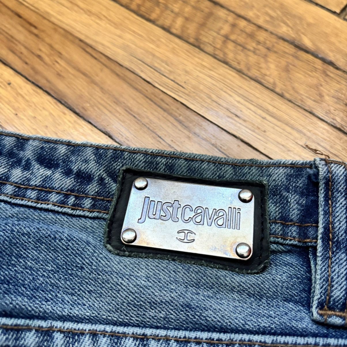 Just Cavalli Vintage Distressed Shadow Wash Just Cavalli Straight Jeans Size US 32 / EU 48 - 4 Thumbnail