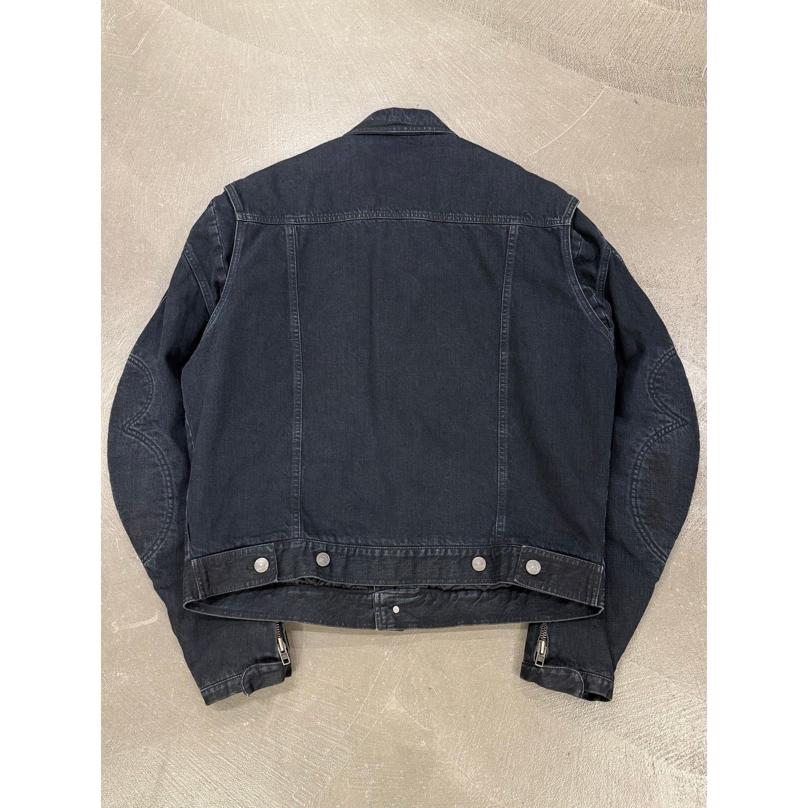 Balenciaga A/W2019 Balenciaga by Demna padded biker denim jacket Size US M / EU 48-50 / 2 - 4 Thumbnail
