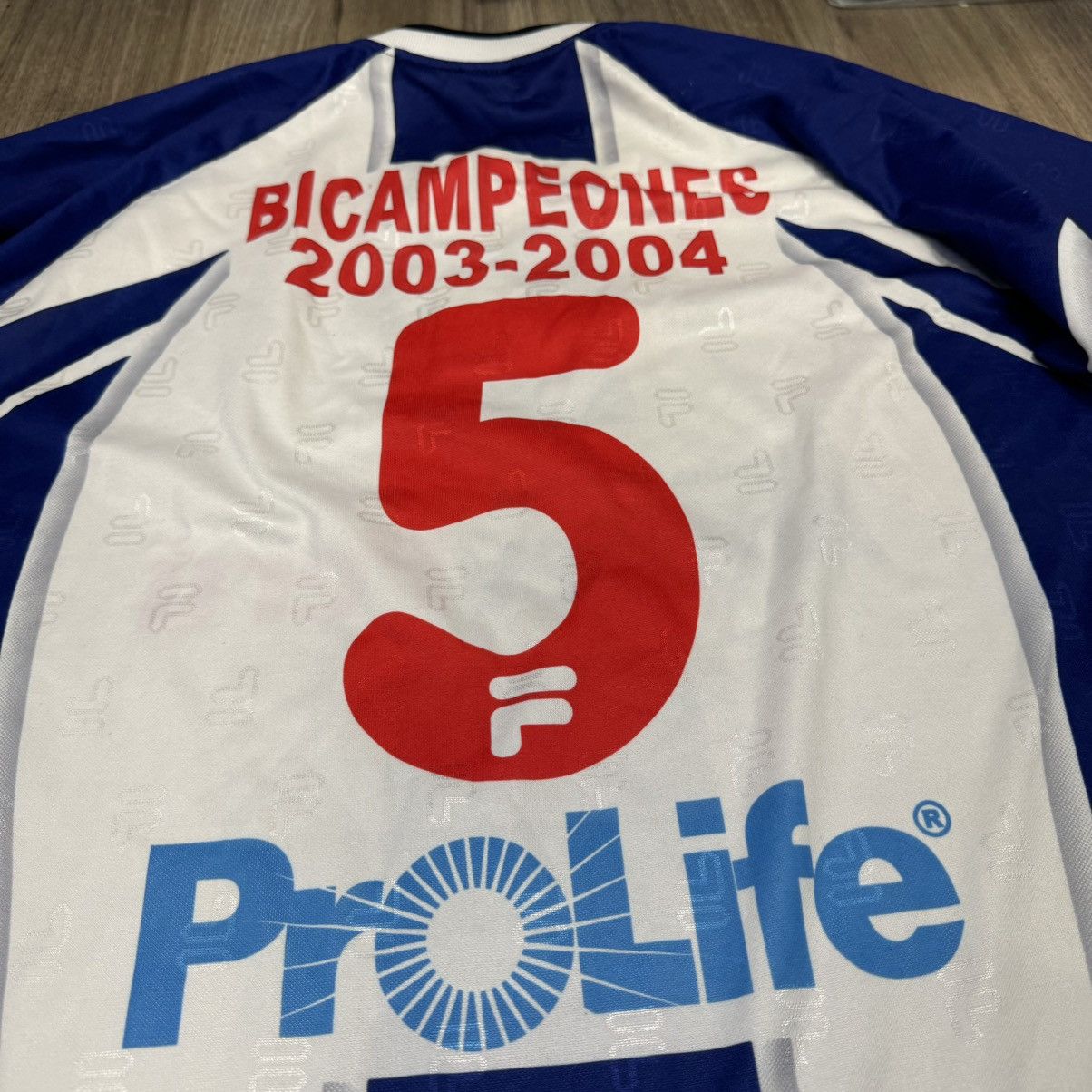 Fila Alianza Lima 03/04 champion special jersey Size US XL / EU 56 / 4 - 4 Thumbnail