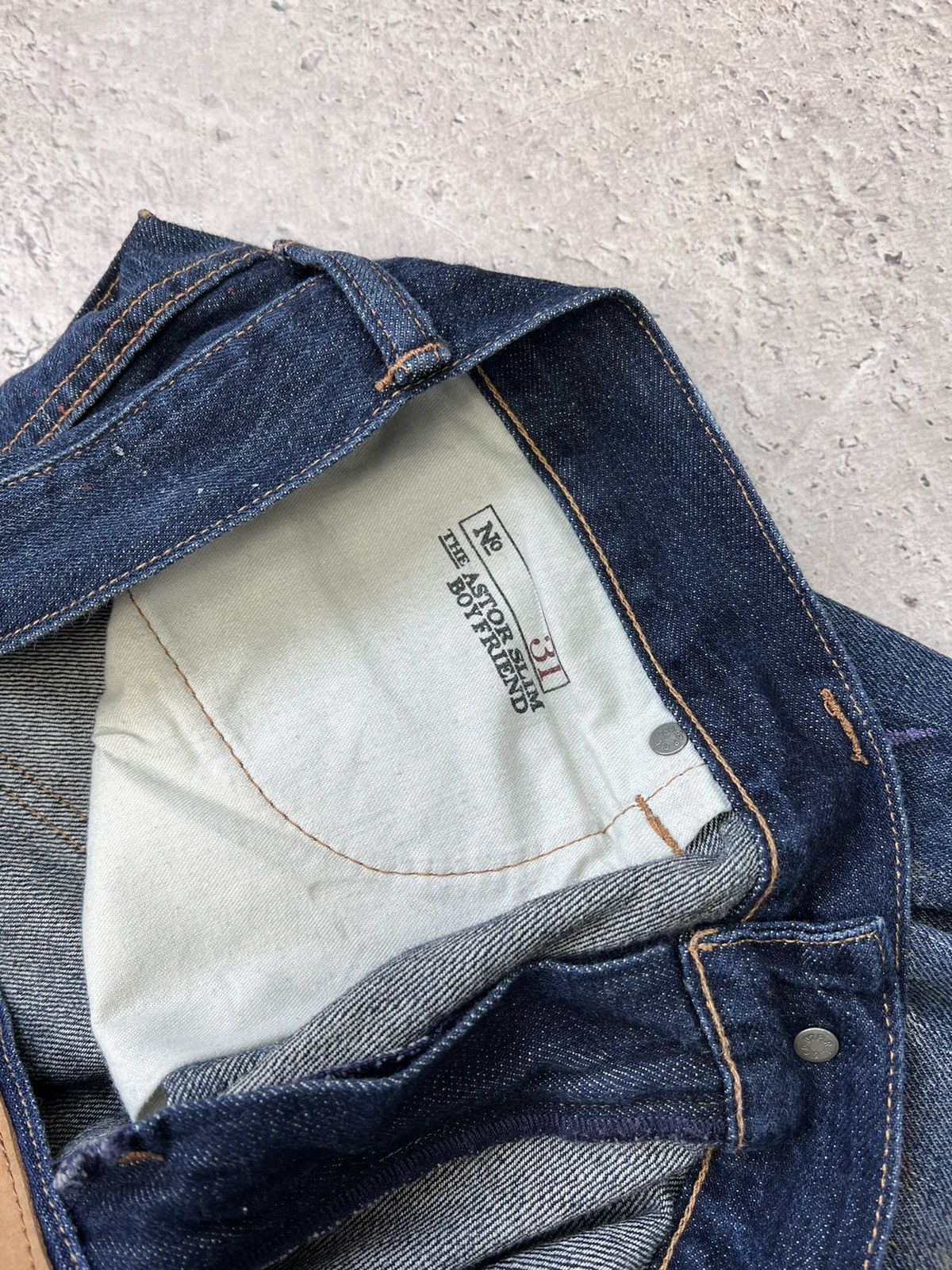 Denim & Supply Ralph Lauren × Polo Ralph Lauren × Vintage Vintage Denim & Supply RL Slim Distressed Denim Jeans 36×30 Size US 31 - 10 Thumbnail
