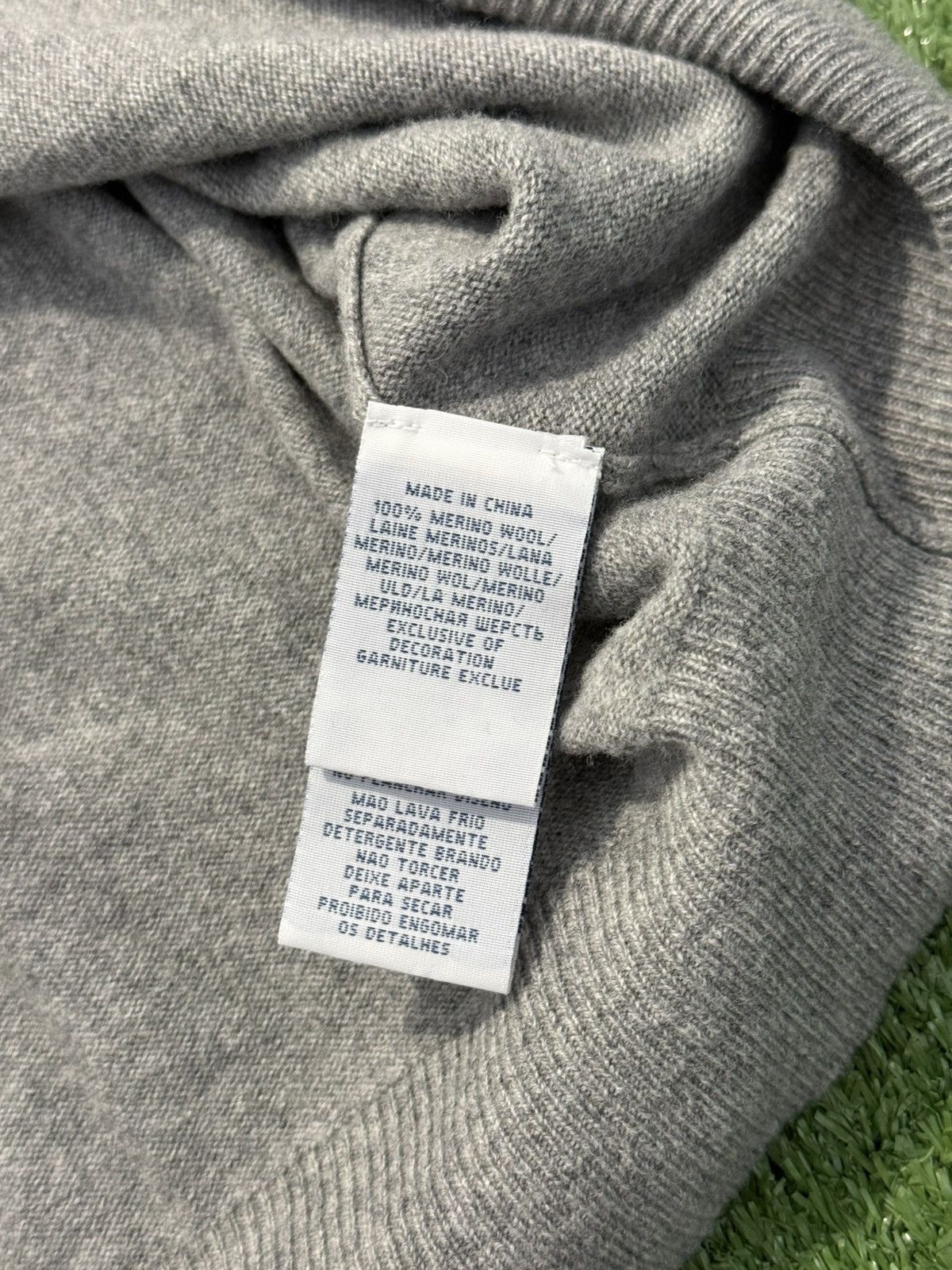 Polo Ralph Lauren Polo Ralph Lauren Halfzip Merino Wool Gray Men Size US XXL / EU 58 / 5 - 5 Thumbnail