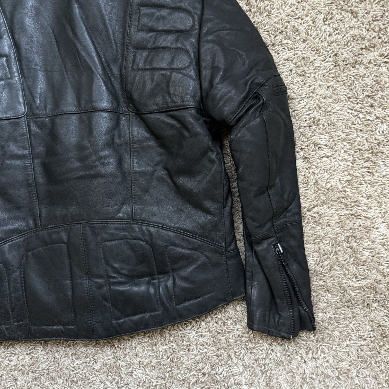 Harley Davidson × Hein Gericke × Vintage Harley Davidson Hein Gericke Black Leather Motorcycle Jacket Size US M / EU 48-50 / 2 - 9 Thumbnail