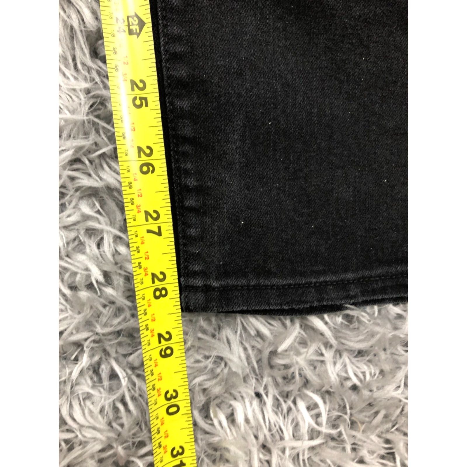 Old Navy Old Navy Original Skinny Jeans Womens Dark Wash Black Size 18 Denim 5-Pocket Regular Rise Slim Fit Jeans Womens Black 18 Size 40" / US 18 - 3 Thumbnail