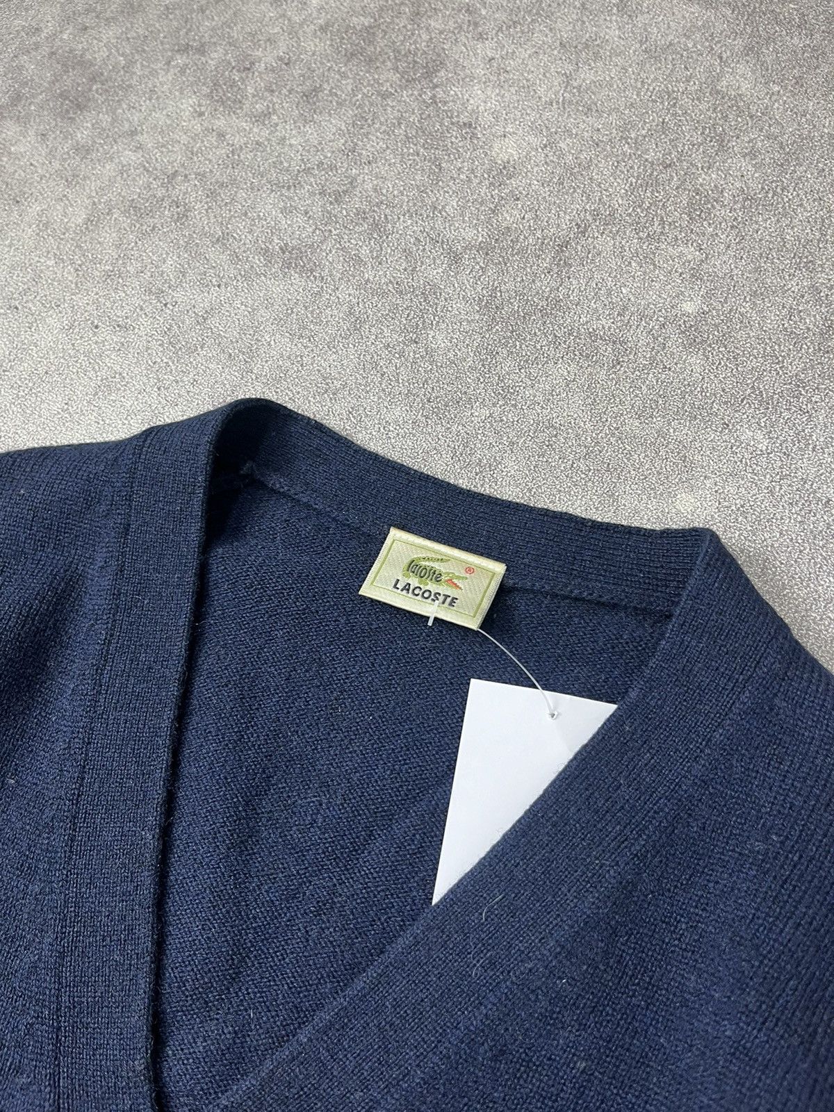 Lacoste Lacoste carded wool cardigan knitwear Size US M / EU 48-50 / 2 - 3 Thumbnail