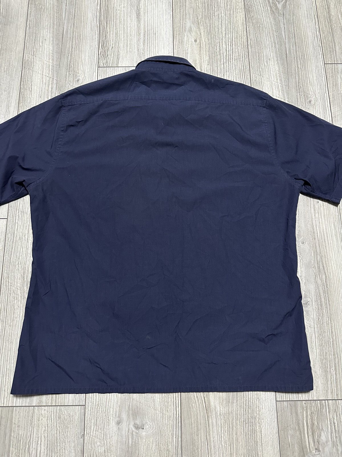 Yves Saint Laurent Vintage Yves Saint Laurent Blue Short Sleeve Shirt size XL Size US XL / EU 56 / 4 - 8 Thumbnail