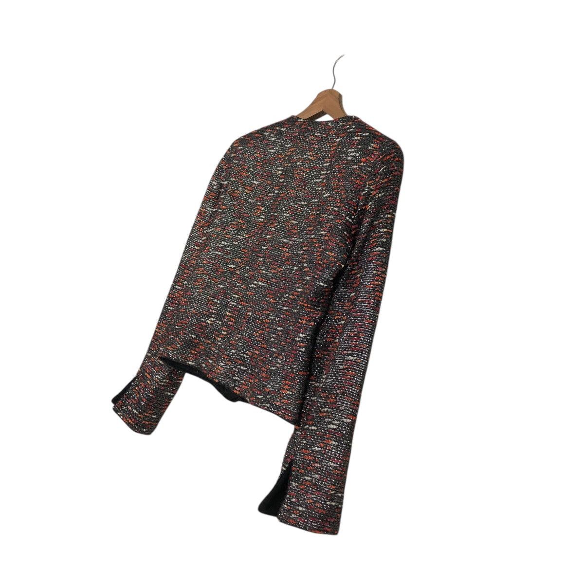 Armani Collezioni Armani Collezioni Textured Knit Button Jacket Size M / US 6-8 / IT 42-44 - 11 Thumbnail