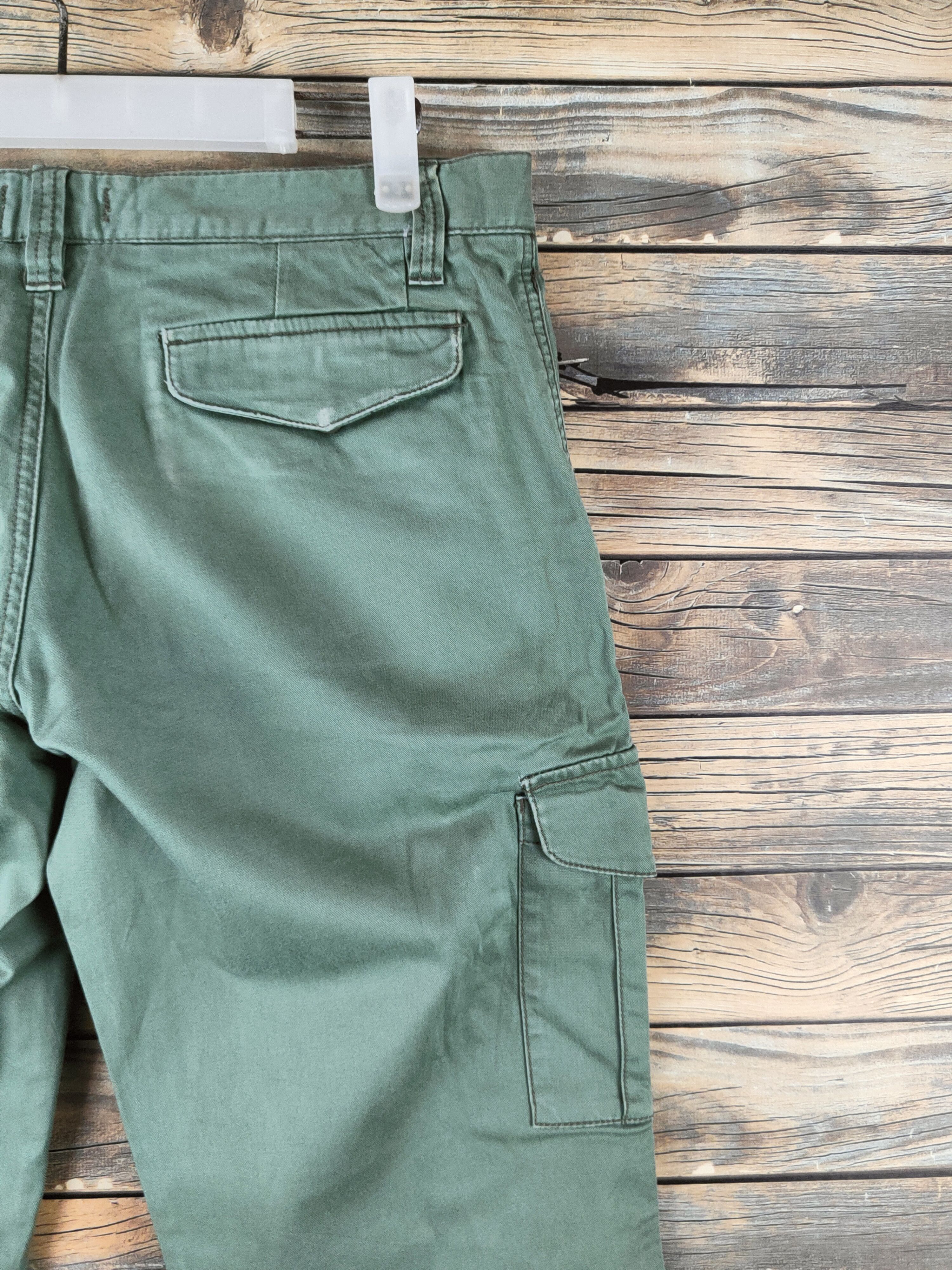 Global Work DL Global Work Green Multipocket Cargo Pants #46-297 Size US 32 / EU 48 - 10 Thumbnail