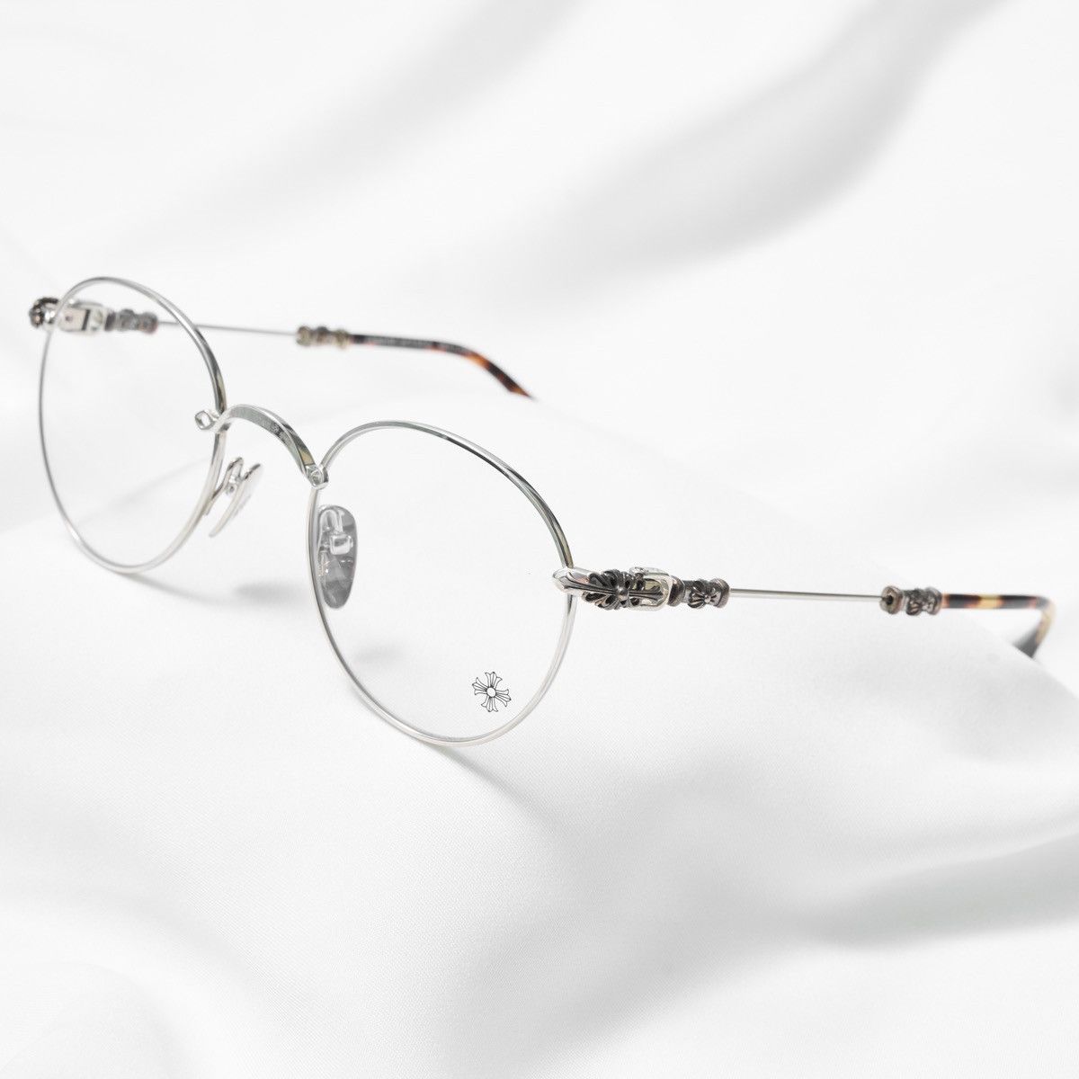 Chrome Hearts CHROME HEARTS BUBBA - A SHINY SILVER - PLASTIC GLASSES Size ONE SIZE - 2 Thumbnail