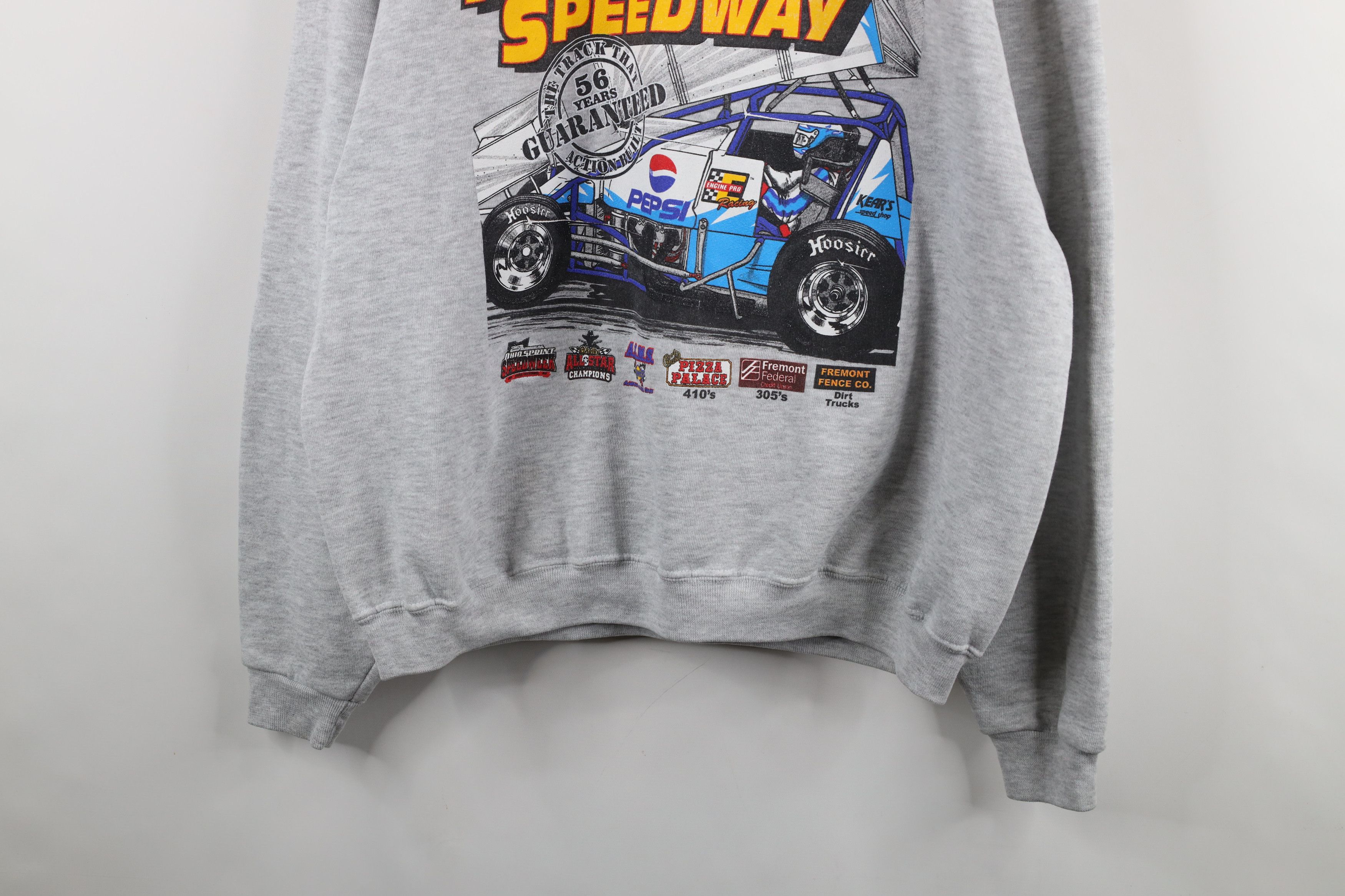 Vintage Vintage Y2K 2007 Fremont Speedway Car Racing Sweatshirt Gray Size US XL / EU 56 / 4 - 3 Thumbnail