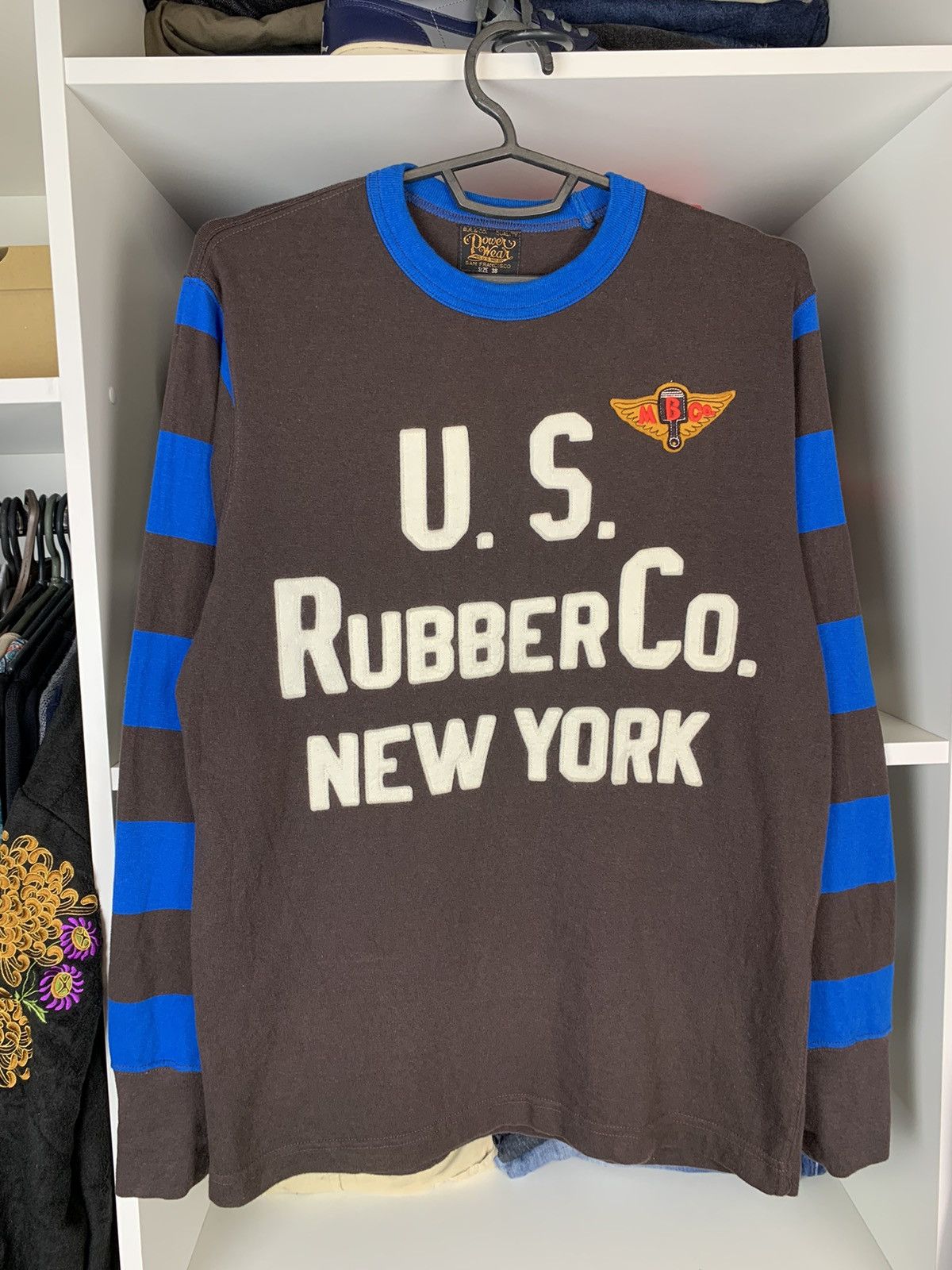 Vintage Vintage US Rubber Co New York US Tires Long sleeve Size 38 Size US M / EU 48-50 / 2 - 1 Thumbnail