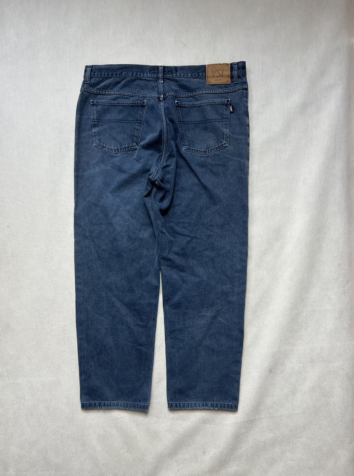 Yves Saint Laurent Baggy Pants Yves Saint Laurent Jeans Logo Vintage Size US 36 / EU 52 - 2 Thumbnail