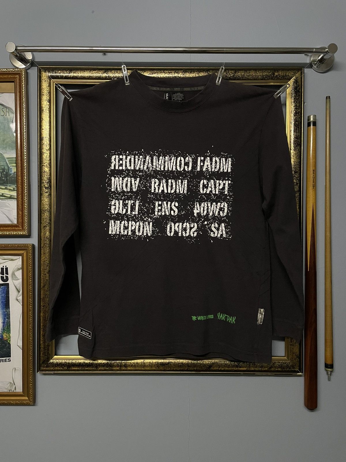 Designer × Japanese Brand × Vintage Vintage 1990s Designer Streetweae Yak Pak War Loves Faded Size US M / EU 48-50 / 2 - 1 Thumbnail