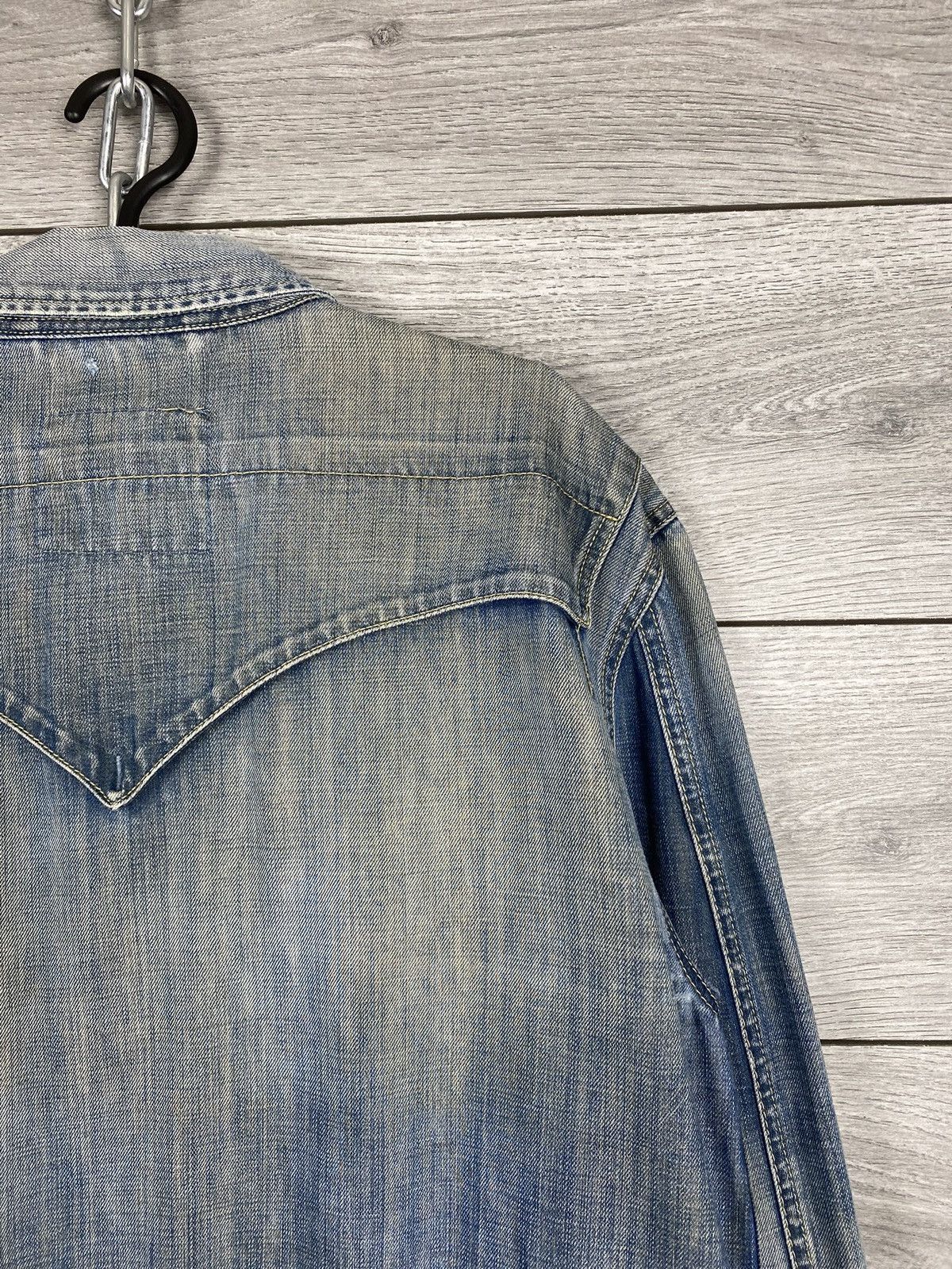 Levi's Mens Vintage Levis Denim Jacket 80s Made in USA Size US L / EU 52-54 / 3 - 15 Thumbnail