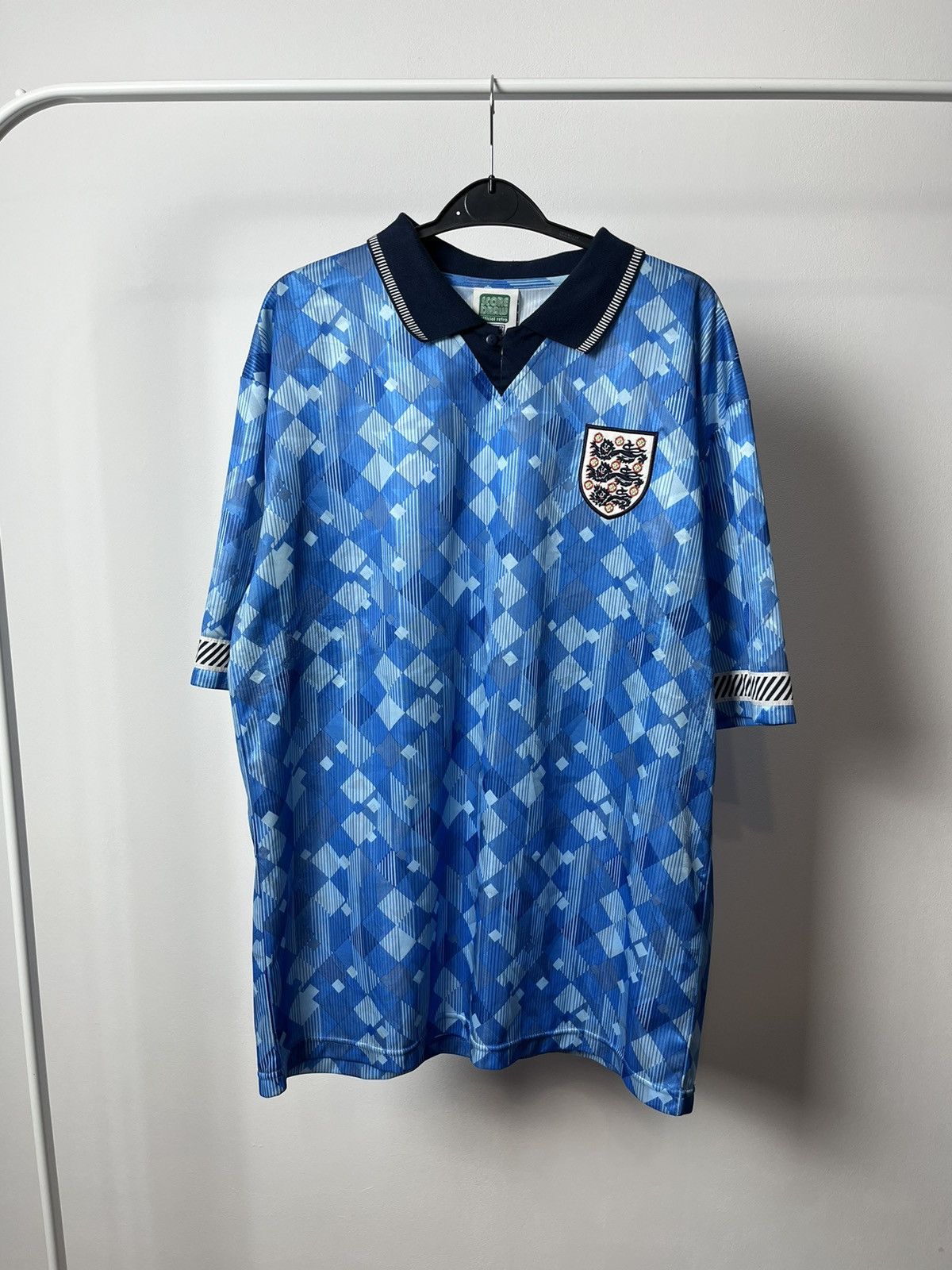 Vintage Vintage Score Draw England 1990-1992 jersey Size US L / EU 52-54 / 3 - 1 Thumbnail