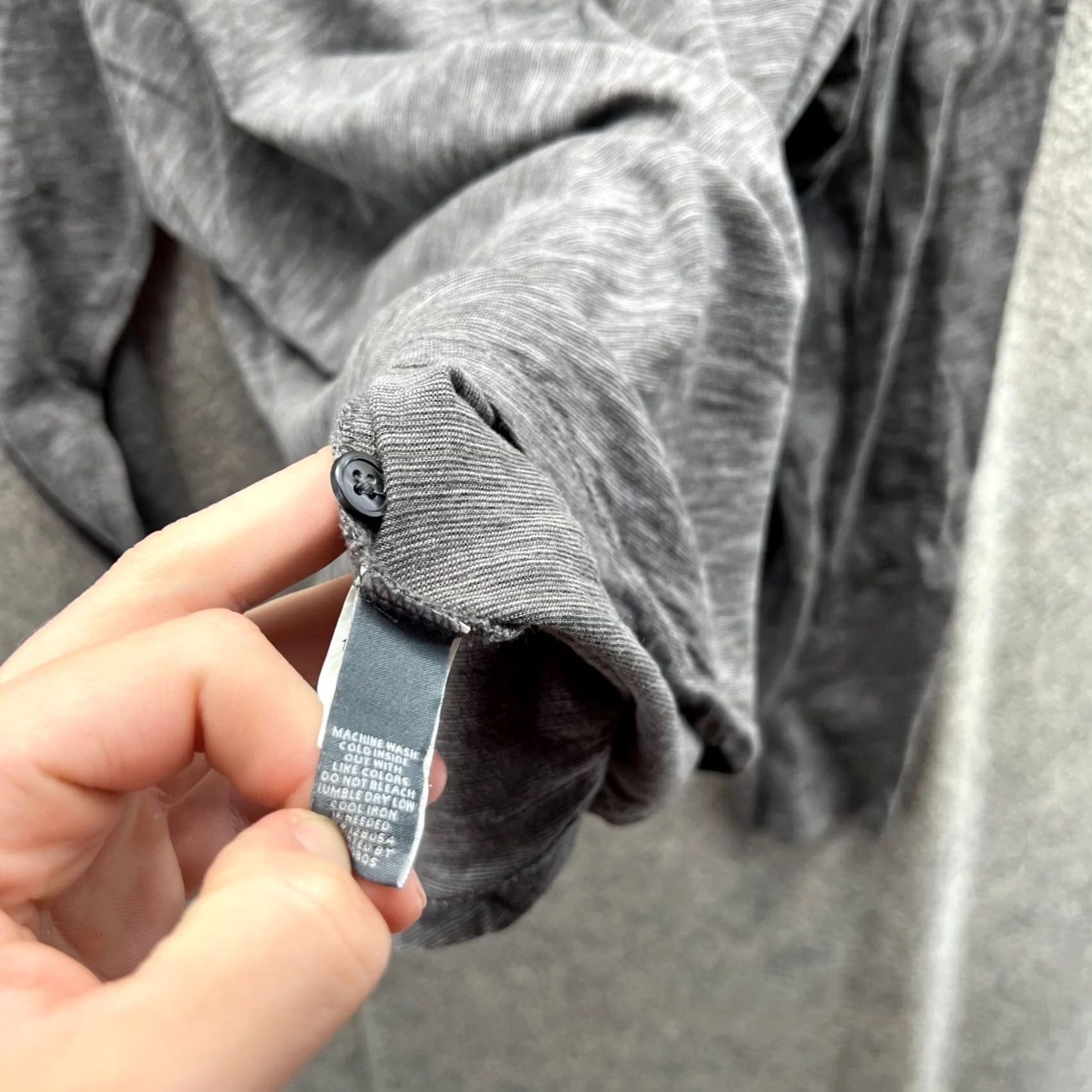 Bonobos Bonobos Shirt Men Medium Heather Gray Henley Fleece Cotton Logo Pullover Shirt Sweatshirt Size US M / EU 48-50 / 2 - 4 Thumbnail