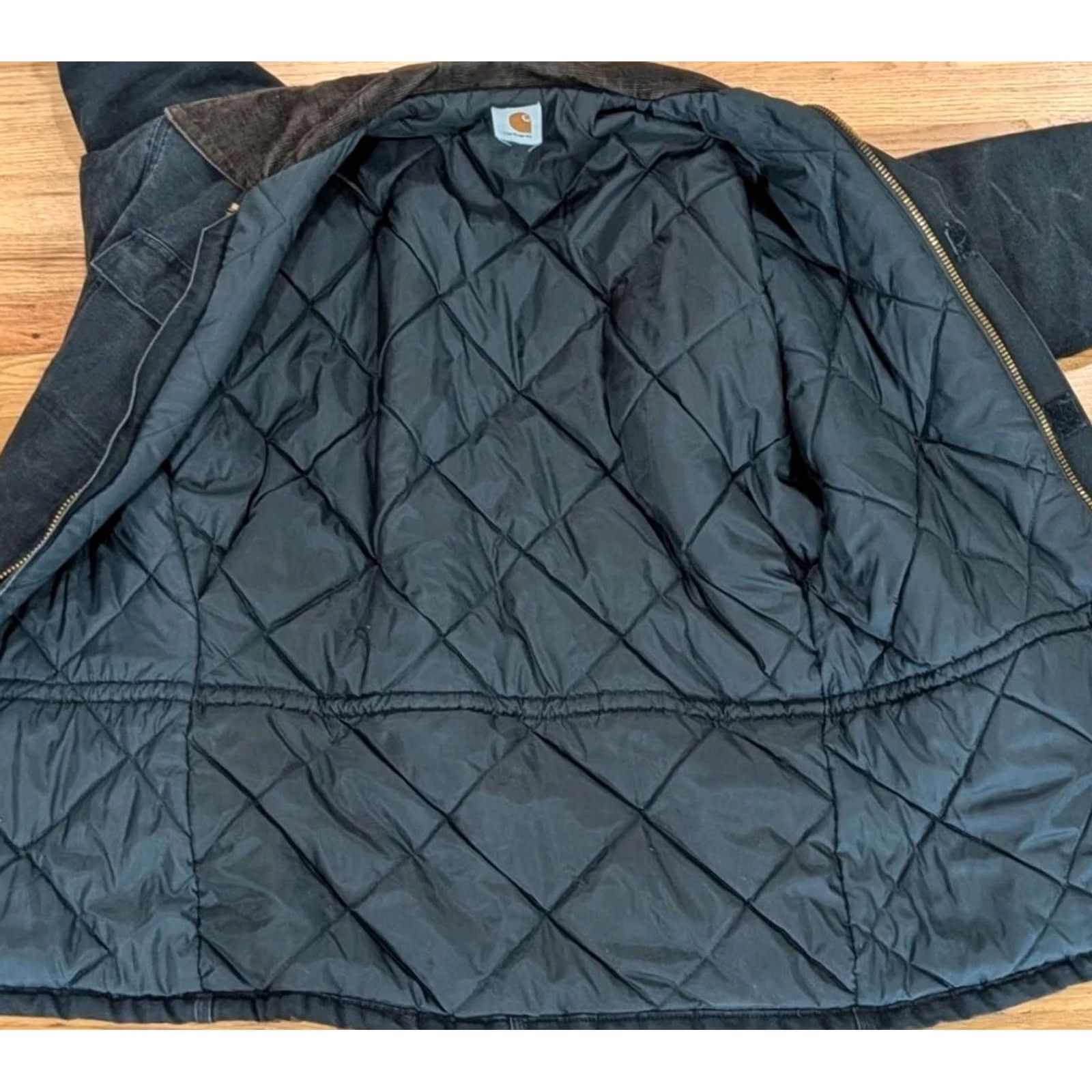 Carhartt VINTAGE Carhartt C03 BLK Canvas Jacket Full Zip Detroit Medium 80s 90s Workwear Mens Size US M / EU 48-50 / 2 - 4 Thumbnail