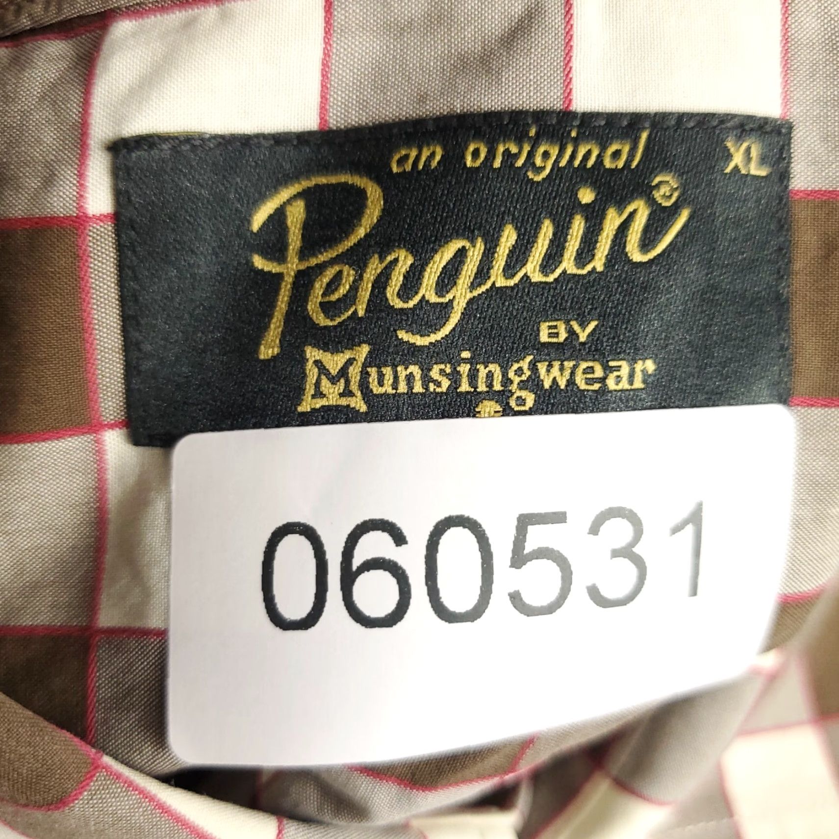 Original Penguin Original Penguin Plaid Button-Up Shirt Mens XL Brown Short Sleeve Casual Size US XL / EU 56 / 4 - 6 Thumbnail