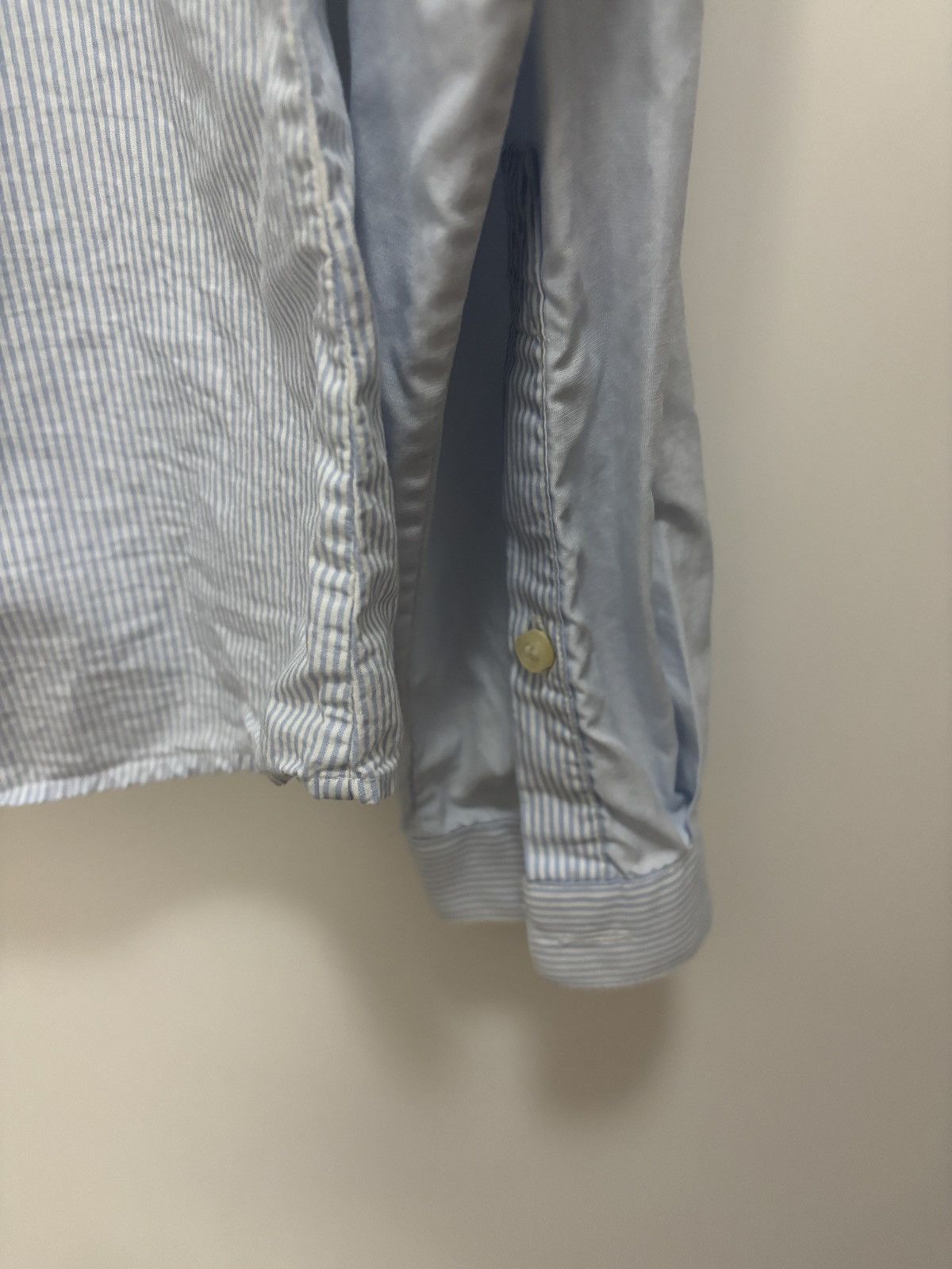 Alexander McQueen Alexander McQueen blue and white striped shirt, Size US S / EU 44-46 / 1 - 11 Thumbnail