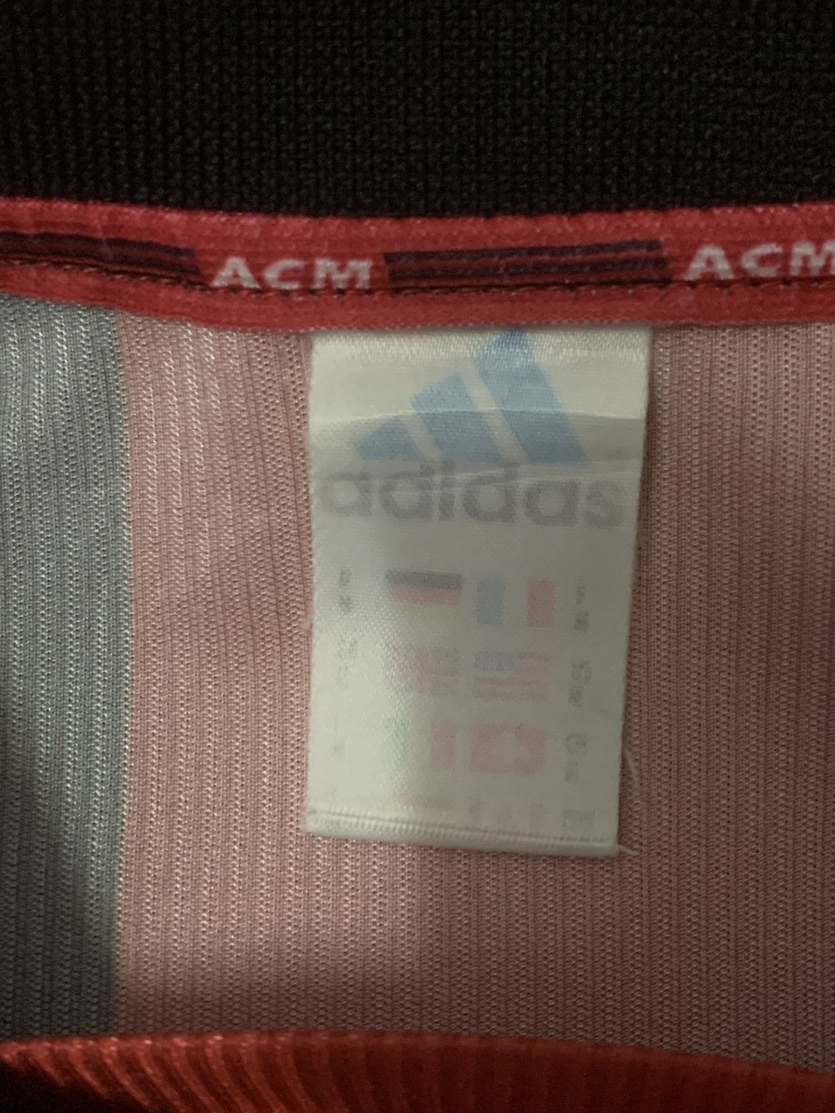 Adidas × Vintage Vintage Y2K AC Milan Home Jersey Size US L / EU 52-54 / 3 - 6 Thumbnail