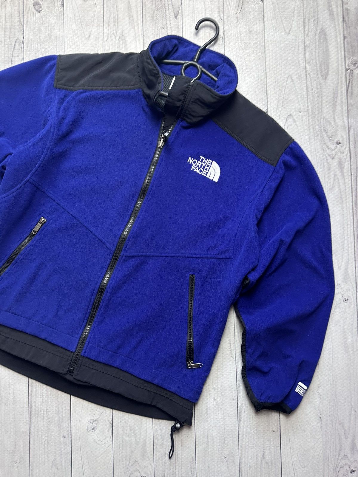 The North Face Vintage fleece jacket The North Face logo blue rare M Size US M / EU 48-50 / 2 - 2 Thumbnail