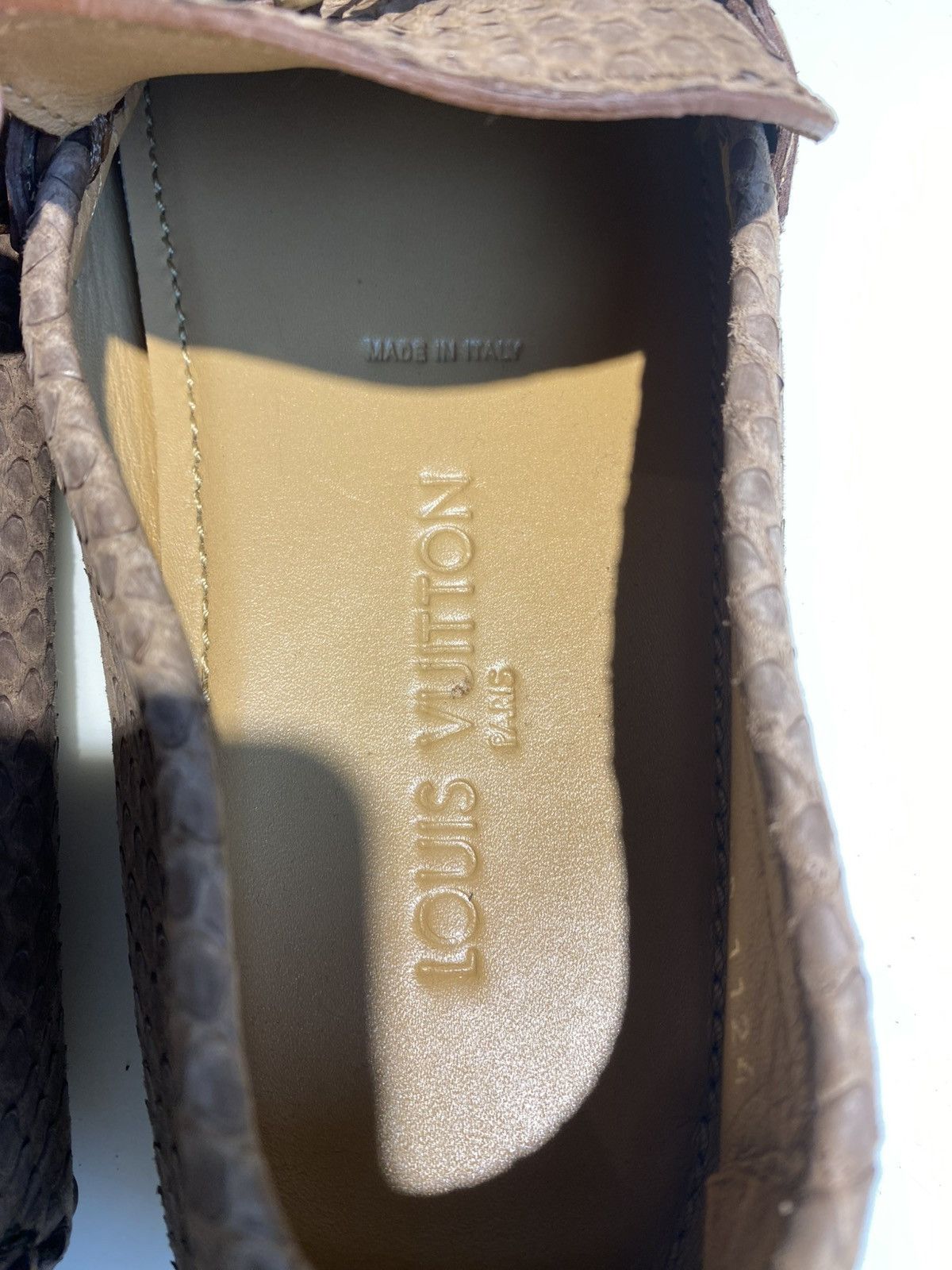 Louis Vuitton Louis Vuitton Python Monte Carlo Loafers Size9 Size US 9 / EU 42 - 9 Thumbnail