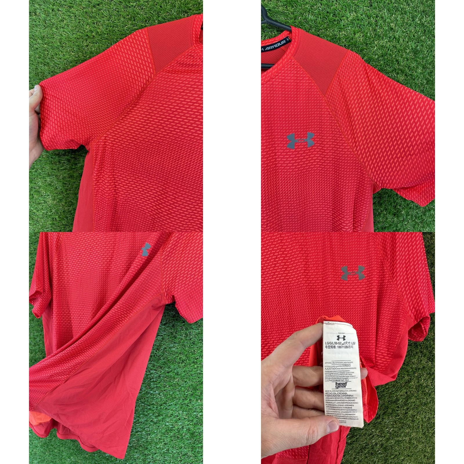 Under Armour UNDER ARMOUR 2018 MEN TRAINING COMPRESSION HEATGEAR SHIRT JERSEY ORIGINAL SIZE L RED Short Sleeve Crew Neck Jersey Crossfit T-Shirt Mens 2018 HeatGear Size US L / EU 52-54 / 3 - 8 Thumbnail