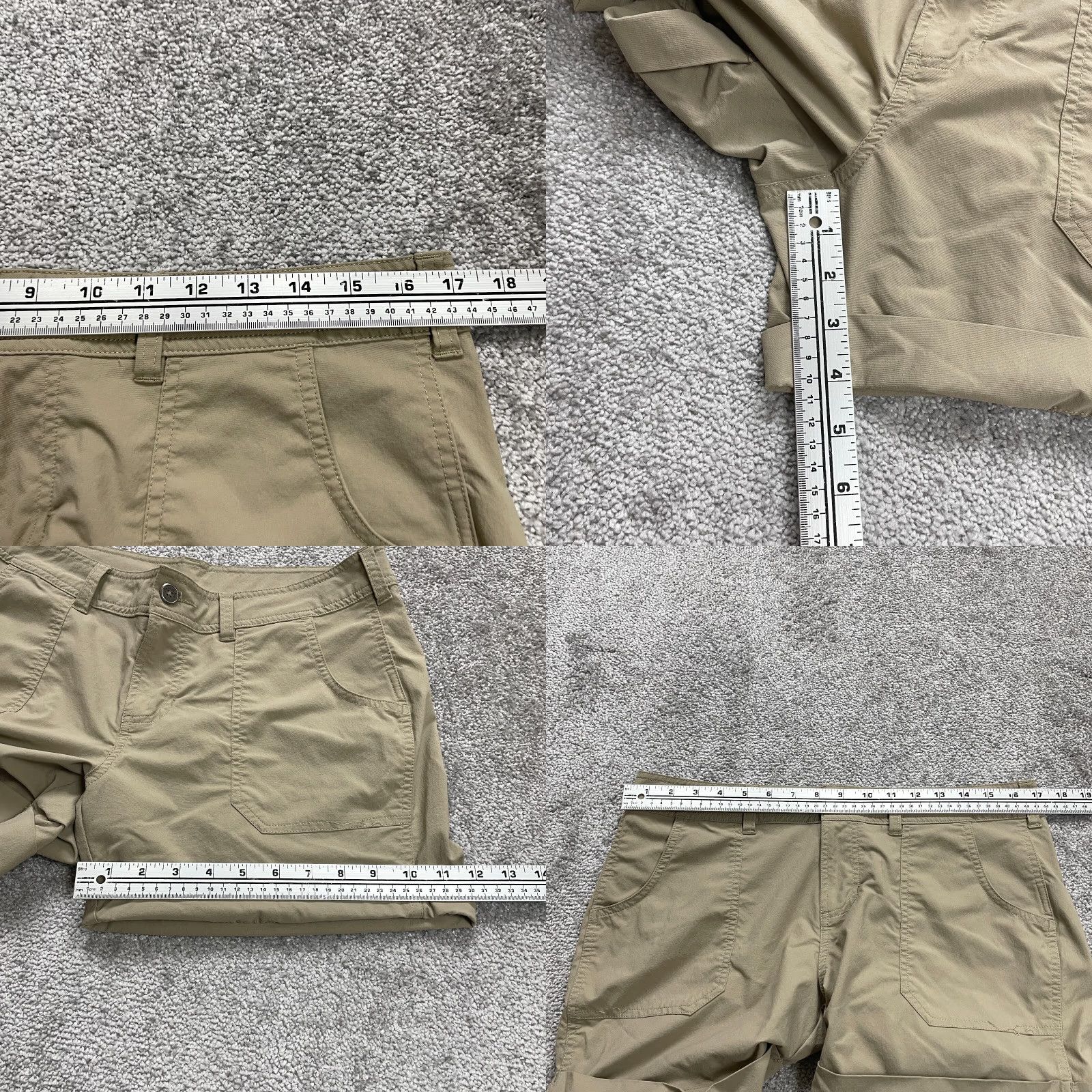 The North Face The North Face Shorts Womens 10 Brown Nylon Mid Rise Casual Outdoor Hiking 34x4 Size 32" / US 10 / IT 46 - 8 Thumbnail