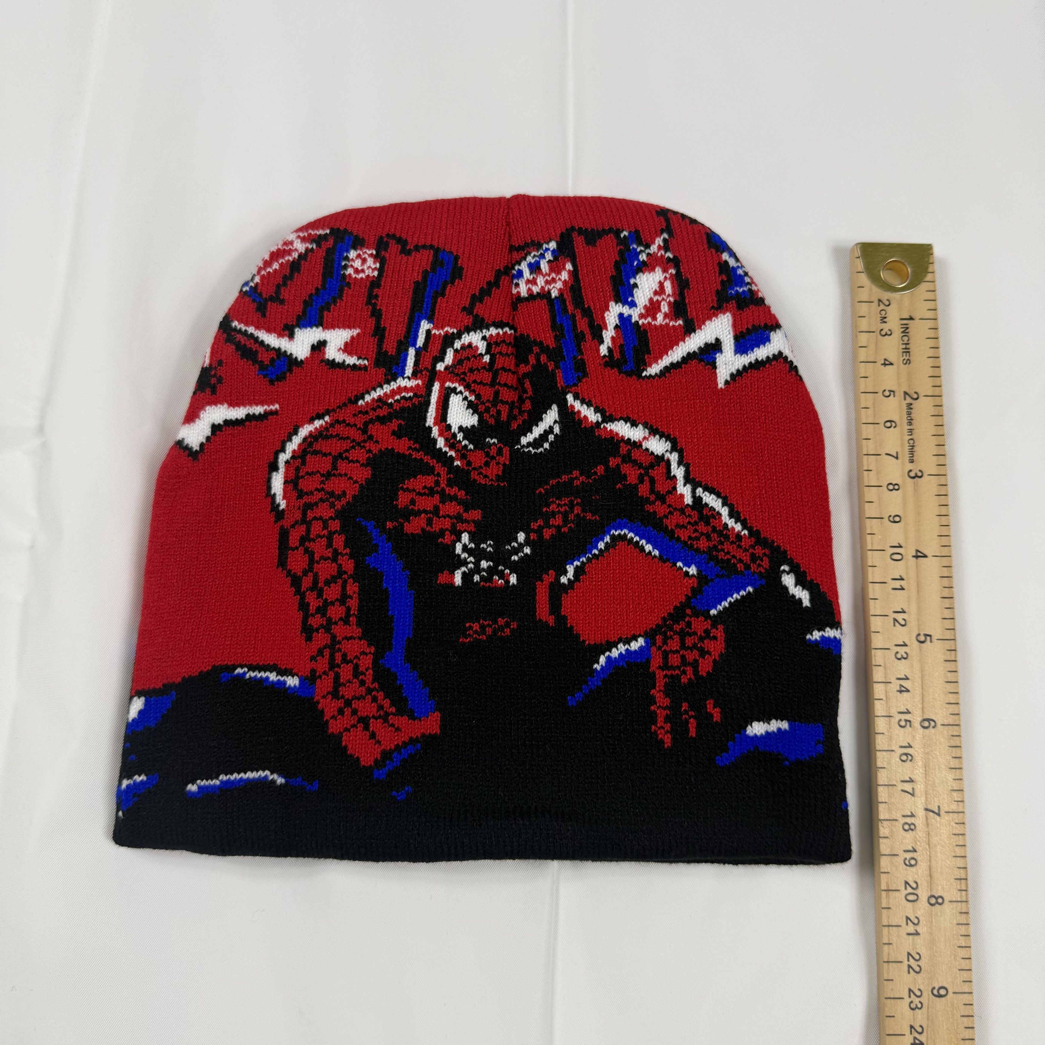 Other Vigil Marvel Spider-Man Knit Beanie Hat Winter Cap One Size Size ONE SIZE - 9 Thumbnail