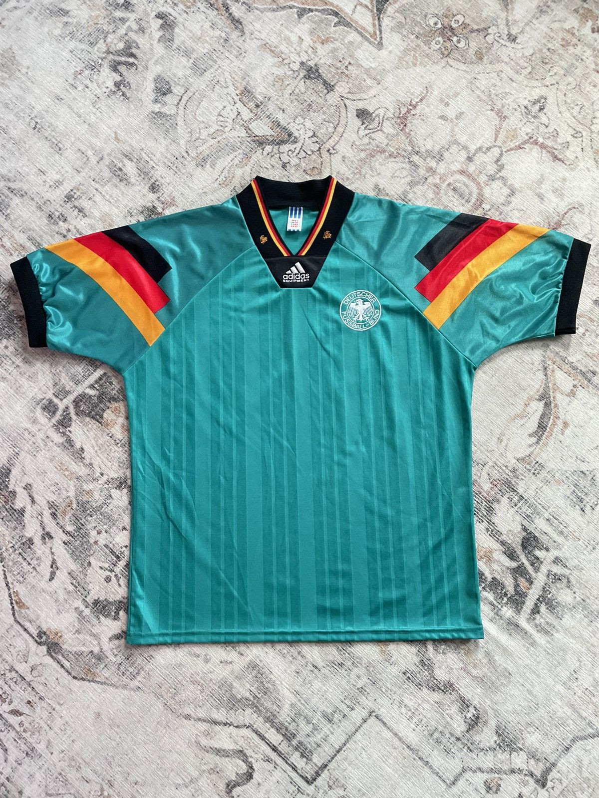 Adidas × Vintage Vintage 90s Adidas Germany National Soccer Team Jersey Size US L / EU 52-54 / 3 - 1 Thumbnail