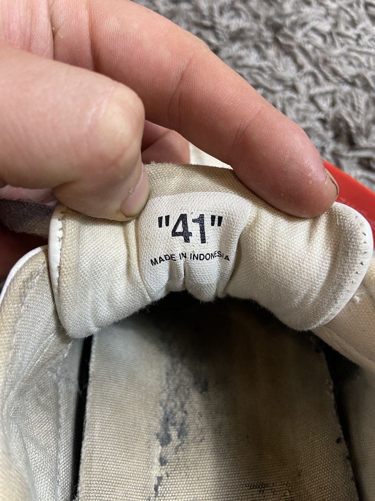 Designer × Off-White Off-White Vulcanized Low-Top Sneakers White/Black Size 41 Size US 8.5 / EU 41-42 - 10 Thumbnail